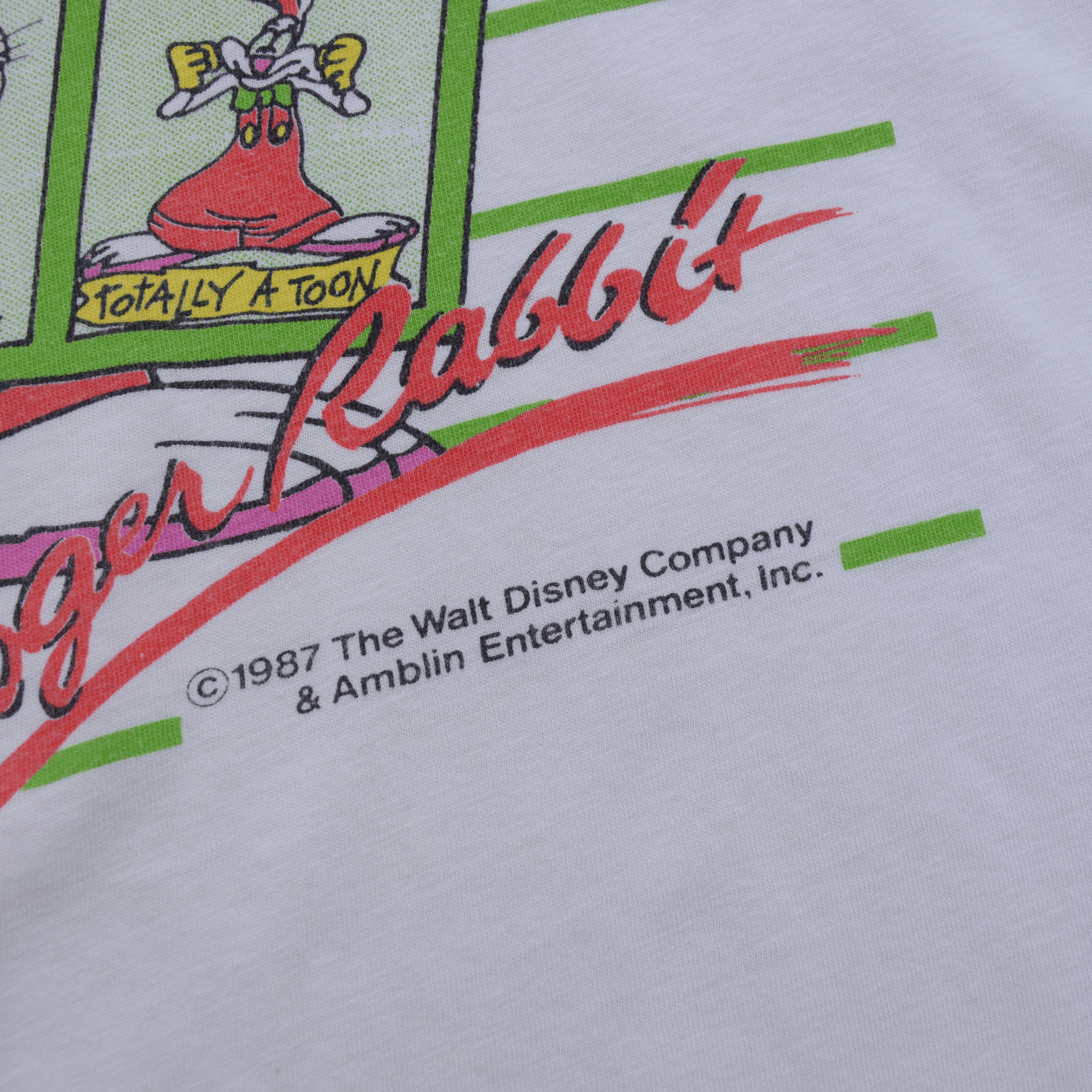 Cartoon Network × Disney × Vintage Vintage Rabbit Roger Disney Merch 1987 year Archive Comics Size US M / EU 48-50 / 2 - 5 Thumbnail