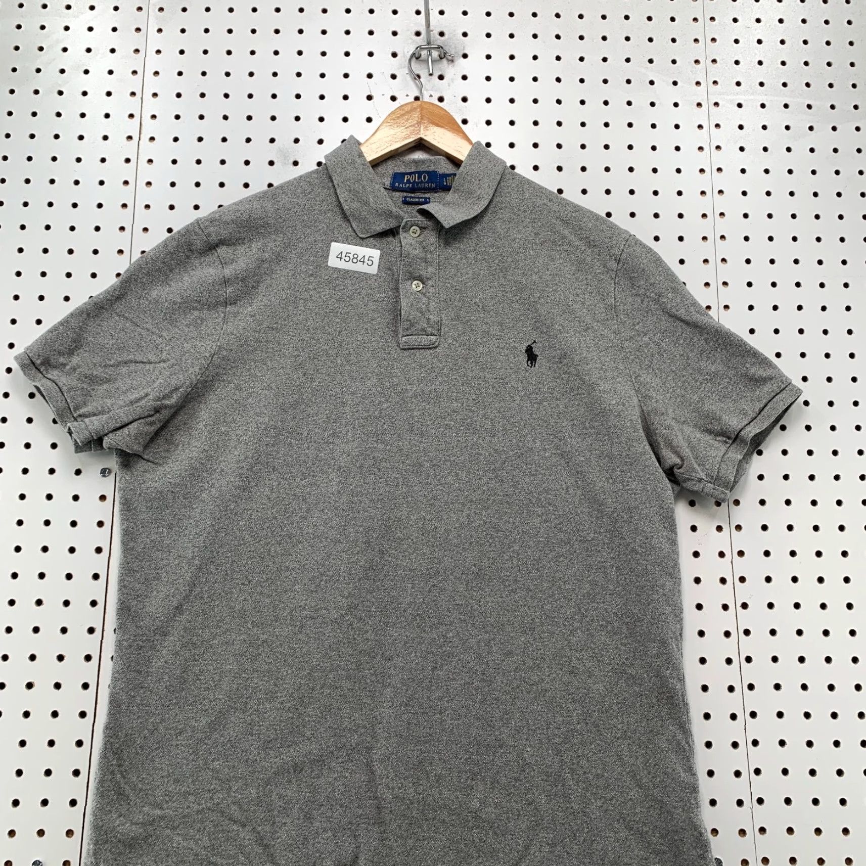 Polo Ralph Lauren Polo Ralph Lauren Shirt Mens Large Gray Classic Fit Short Sleeve Preppy Casual Size US L / EU 52-54 / 3 - 2 Thumbnail