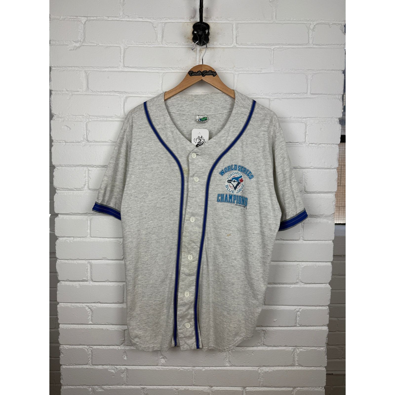 Vintage Vintage 1992 Toronto Blue Jays MLB Baseball Jersey Size L Size US L / EU 52-54 / 3 - 1 Thumbnail