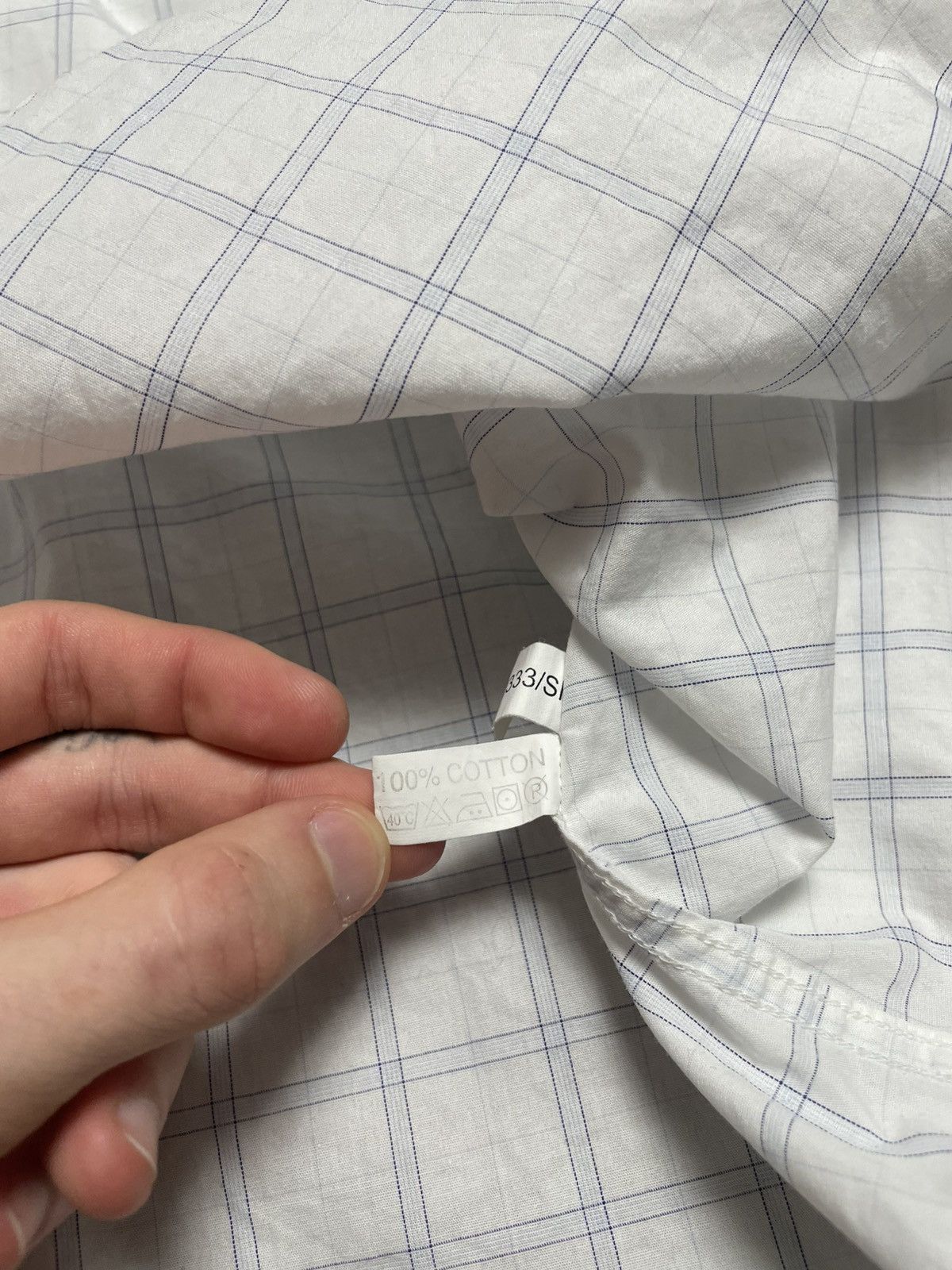 Yves Saint Laurent Vintage Yves Saint Laurent YSL Checkered Short Sleeve Shirt Size US XL / EU 56 / 4 - 11 Thumbnail