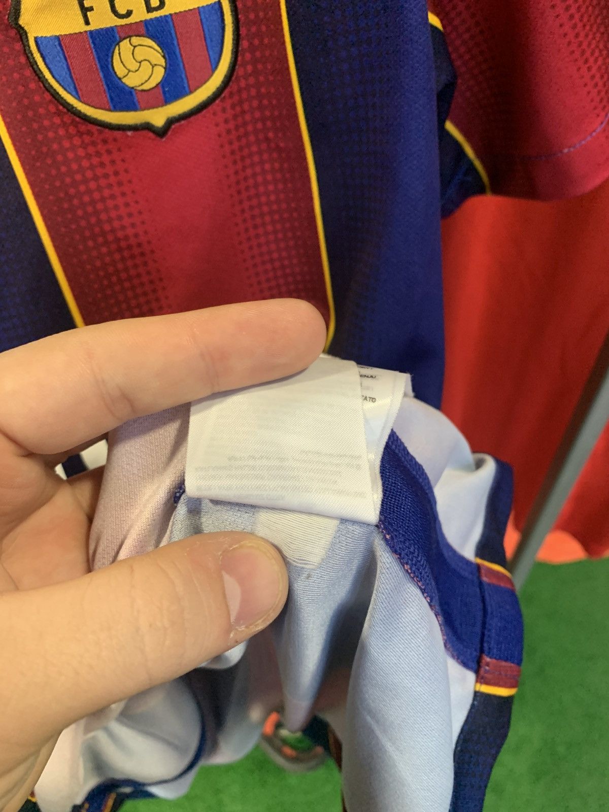 Nike × Vintage Barcelona 2020 2021 Home Nike Football Soccer Jersey Size M Size US S / EU 44-46 / 1 - 7 Thumbnail