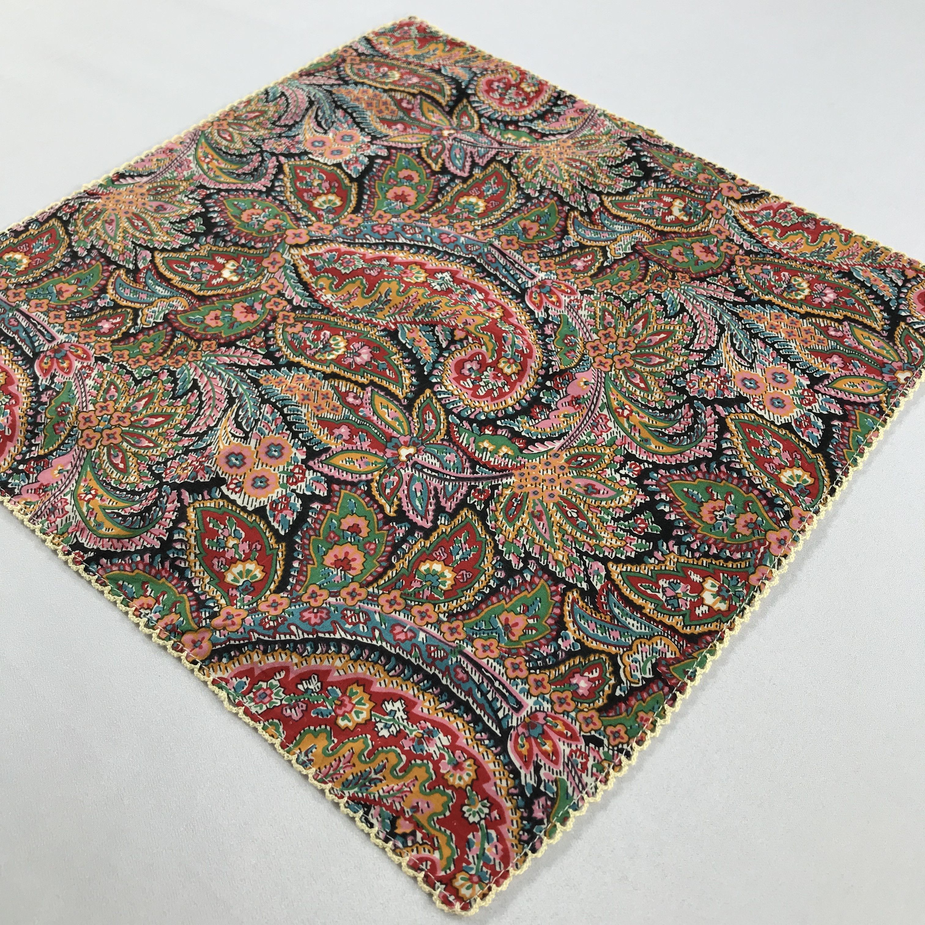 Liberty × Vintage Liberty Bandana / Handkerchief / Neckerchief - S2058 Size ONE SIZE - 2 Thumbnail