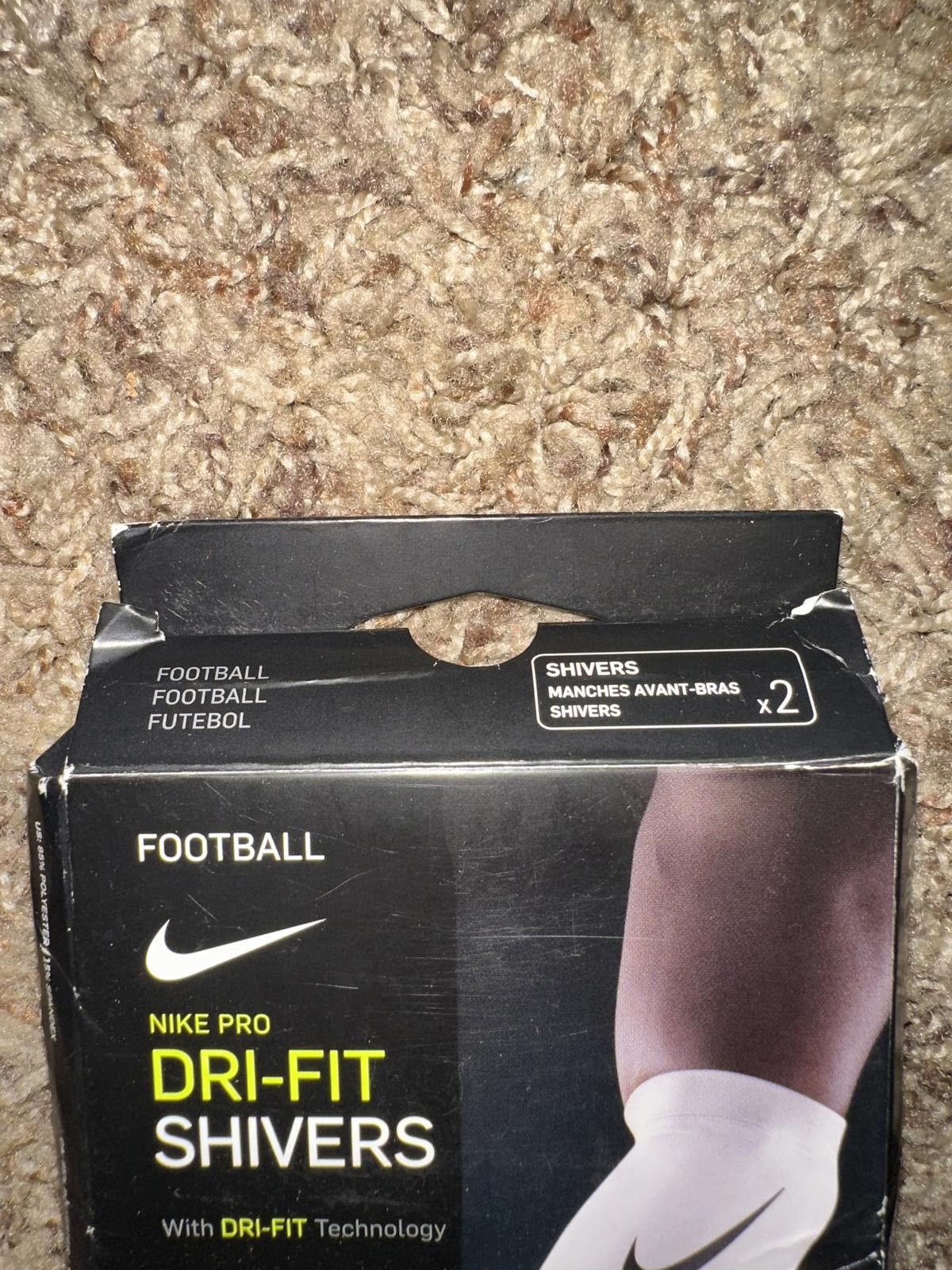 Nike Nike Adults' Pro Dri-FIT Shiver 4.0 Sleeves 2-Pack 2019 Size ONE SIZE - 3 Thumbnail