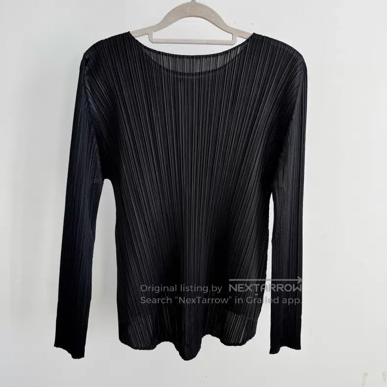 Issey Miyake Issey Miyake Black Long Sleeve Size XXL / US 16-18 / IT 52-54 - 2 Thumbnail