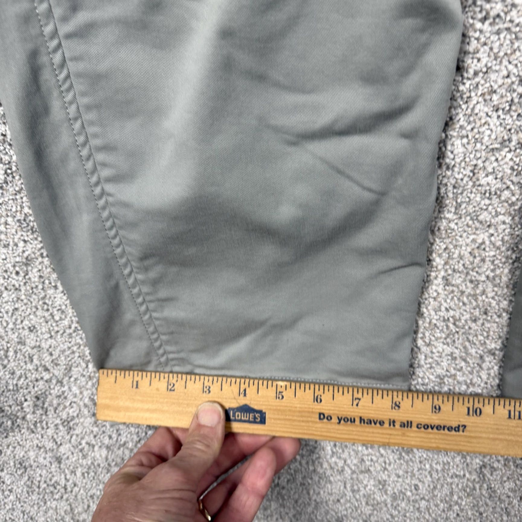 Vintage L.L.Bean Pants Mens XL 38x30 Sage Green Jogger Pull On Travel Standard Fit Size US 36 / EU 52 - 3 Thumbnail