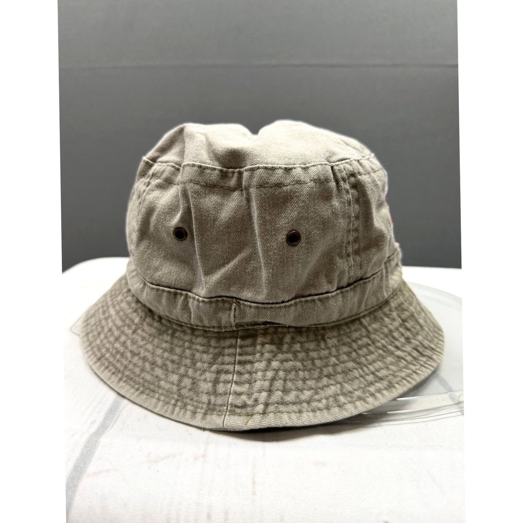 MLB MLB Cincinnati Reds Mens Bucket Hat Khaki Tan Embroidered Logo OSFM Size ONE SIZE - 3 Thumbnail