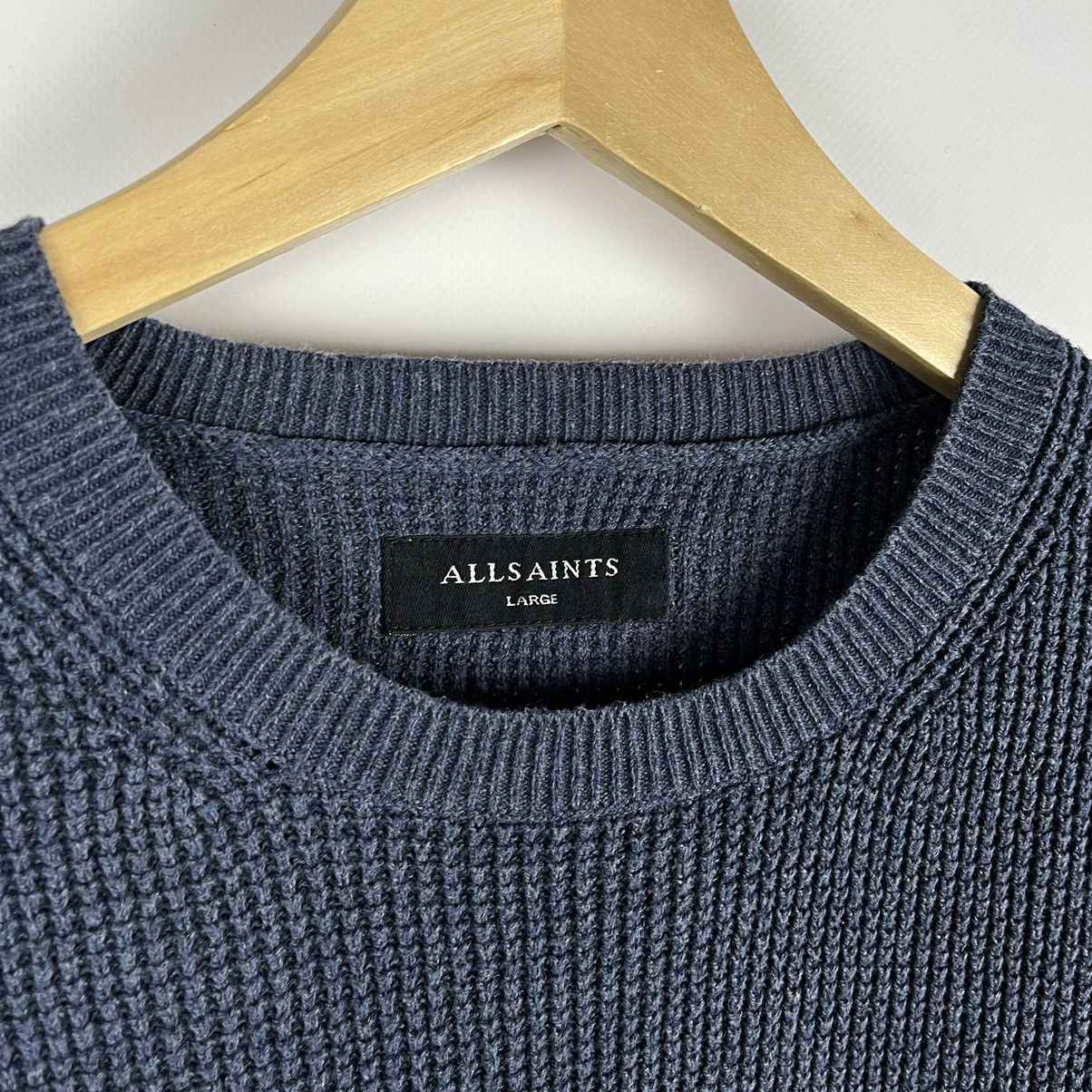 Allsaints Designer Allsaints knit mert crew sweater Size US L / EU 52-54 / 3 - 3 Thumbnail