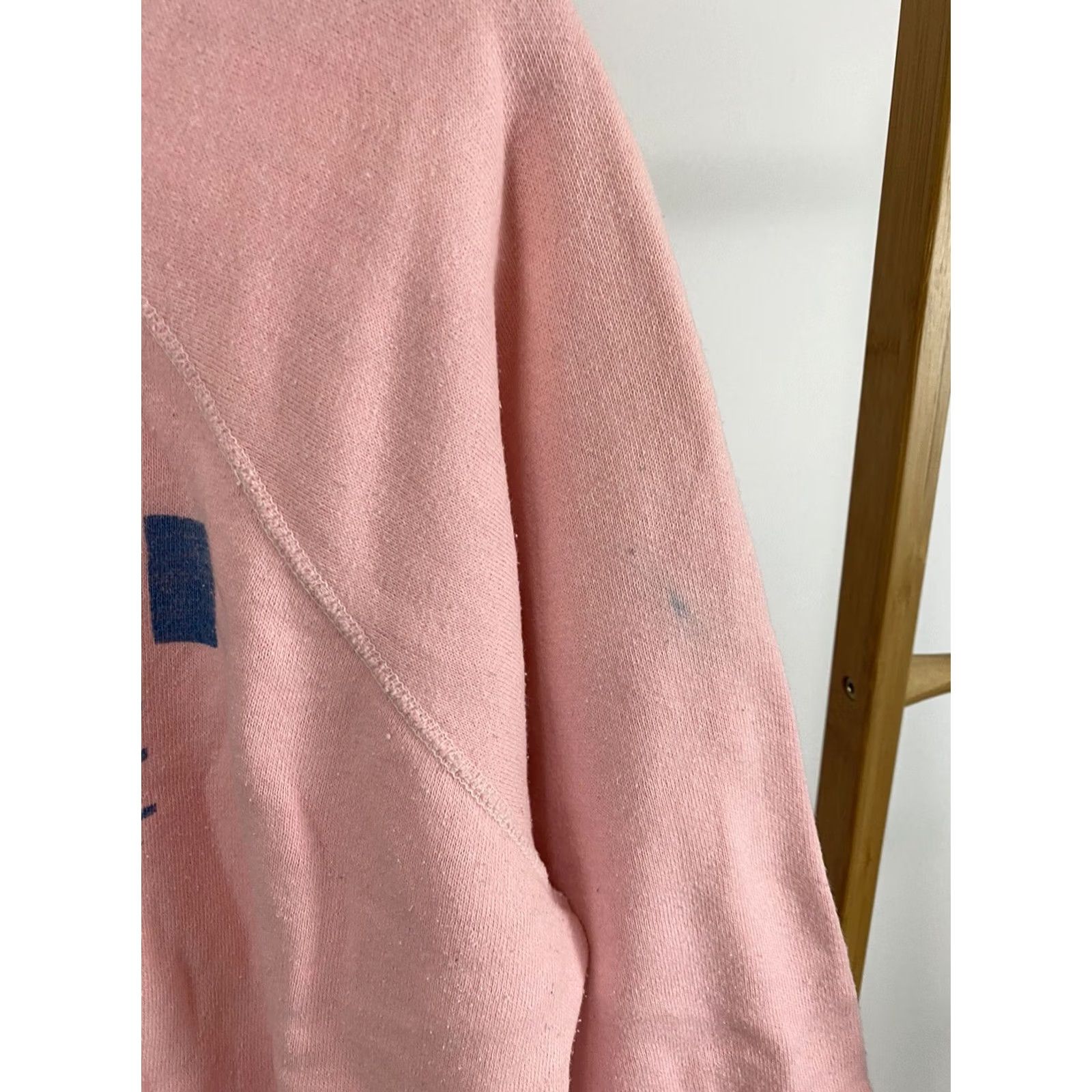 Pinko VTG 80s Miami Vice TV Show Promo Raglan Pink Crewneck Sweatshirt Women XL Size Pink Crew Neck Sweatshirt 80s Theme Mens Womens Girls Boys Size XL / US 12-14 / IT 48-50 - 5 Thumbnail