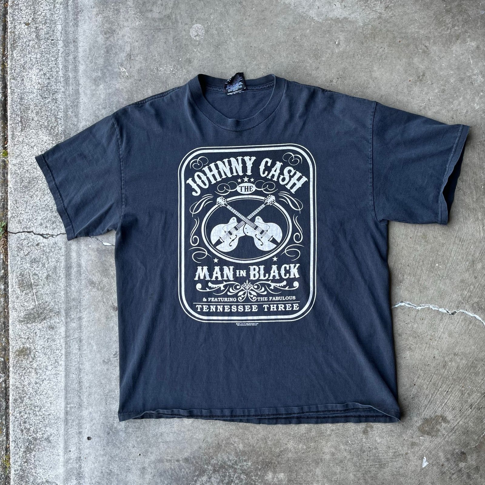 Vintage VINTAGE JOHNNY CASH MAN IN BLACK SHIRT XL Size US XL / EU 56 / 4 - 1 Thumbnail