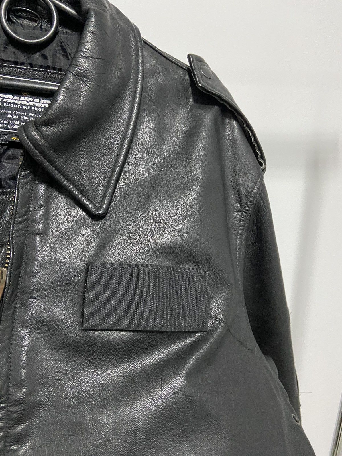 Vintage Transair Vintage Leather Jacket Air Force flight pilot Size US M / EU 48-50 / 2 - 4 Thumbnail
