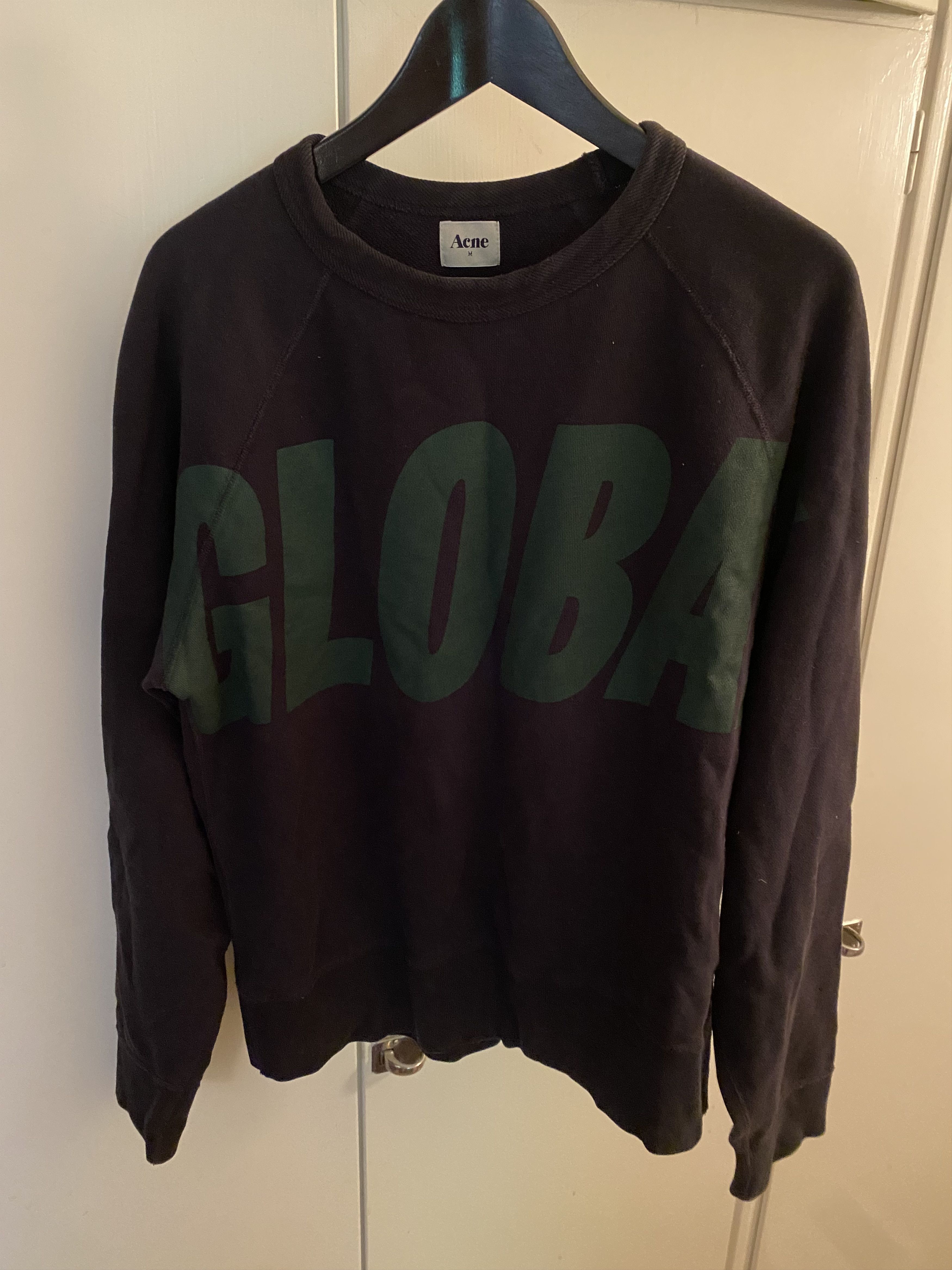 image of Acne Studios Aw12 Global Sweater in Black, Men's (Size Medium)
