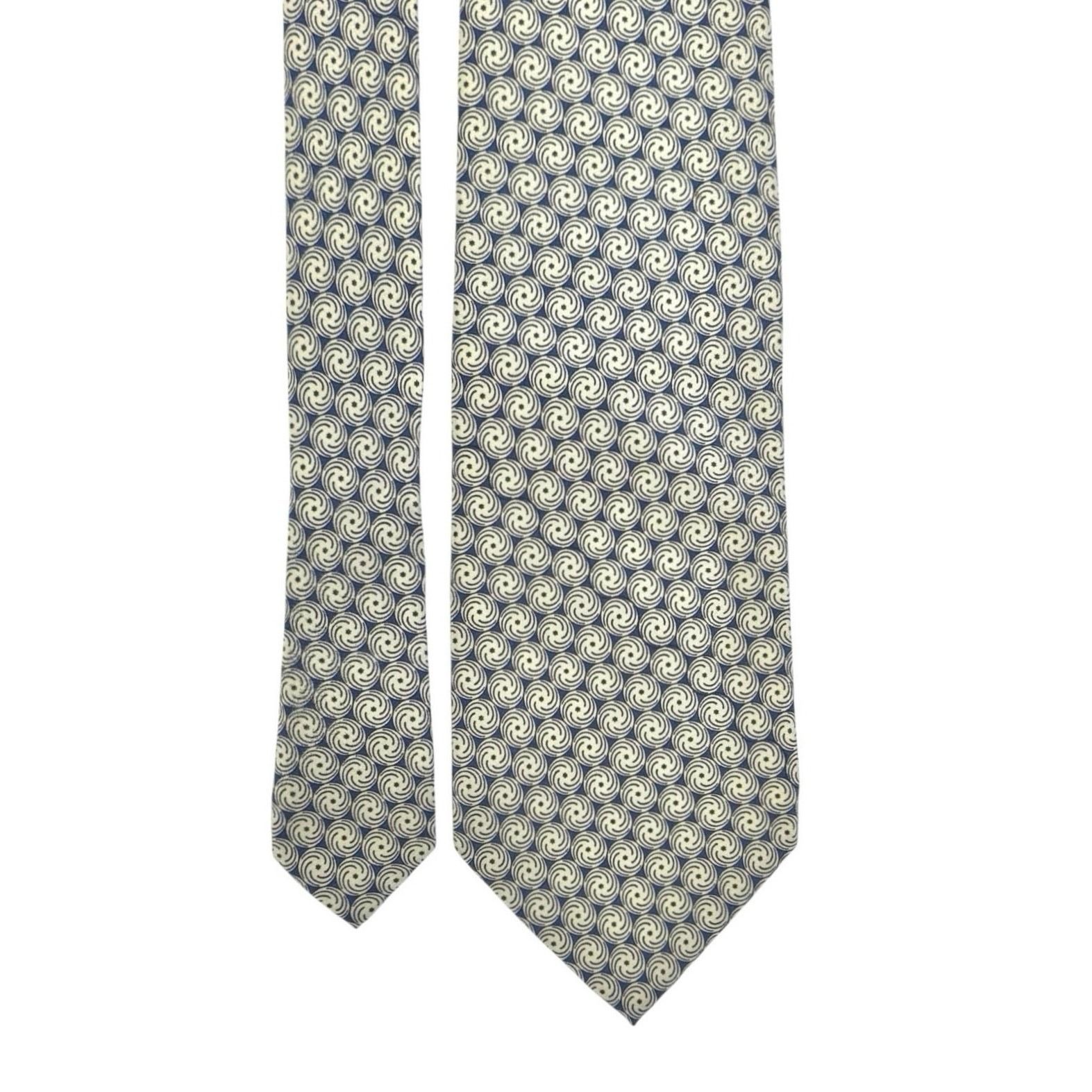 Christian Dior Monsieur Christian Dior Whirlpool Pattern Tie Size ONE SIZE - 1 Thumbnail