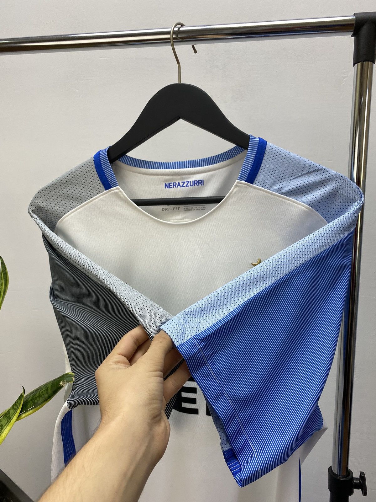 Nike Nike Inter Milan Football Jersey 2017/2018 Away Pirelli Size US XXL / EU 58 / 5 - 8 Thumbnail