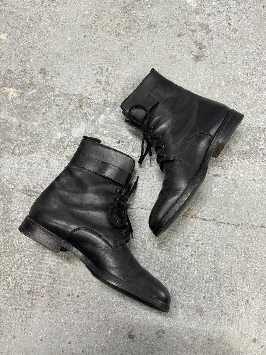 Dolce & Gabbana FW2000 Dolce & Gabbana Black Leather Boots Size US 7.5 / EU 40-41 - 2 Thumbnail
