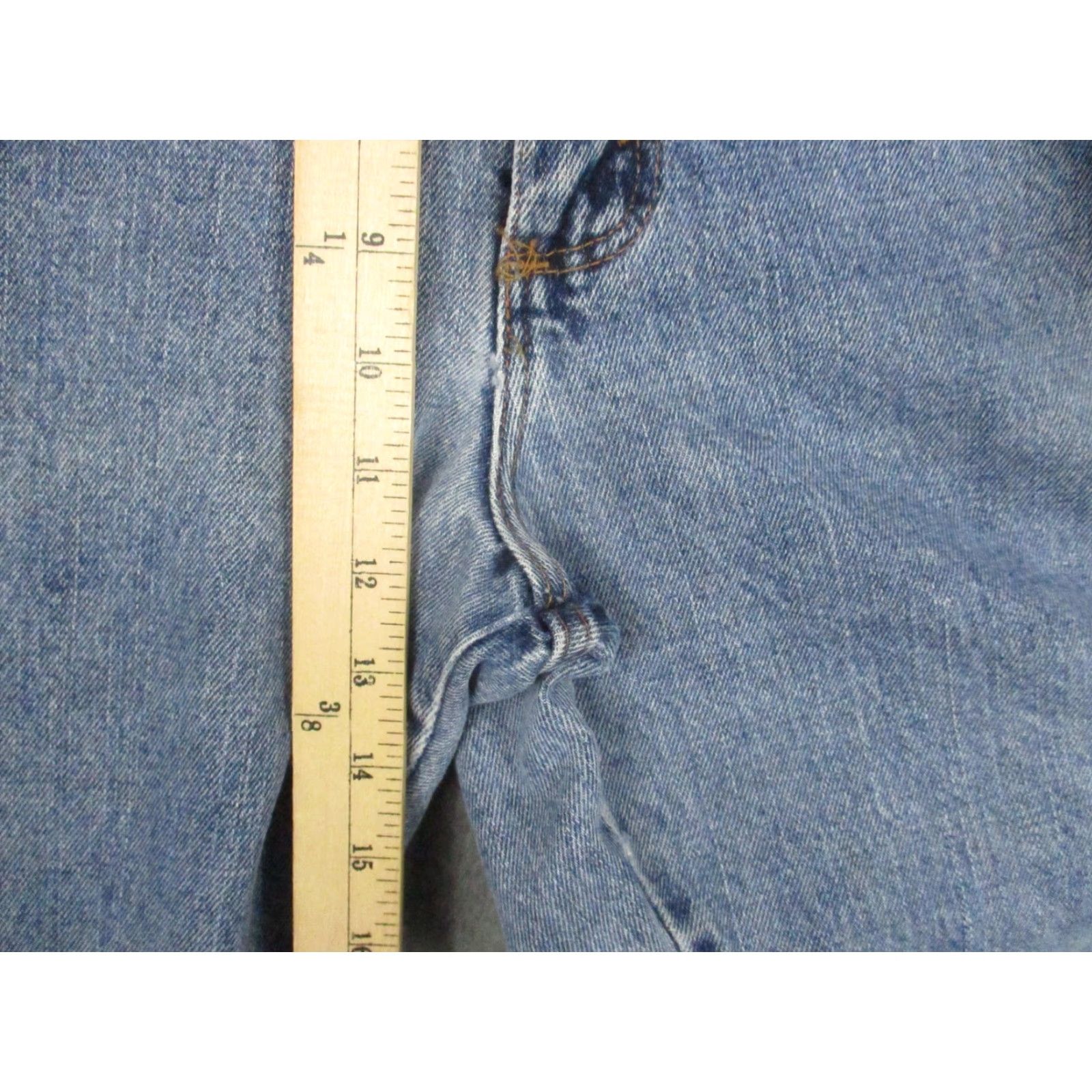 Wrangler VINTAGE Wrangler Jeans Men 36x32 Blue Distressed 20X Denim Straight Leg Pockets Wrangler 20X Mens Jeans Size US 36 / EU 52 - 5 Thumbnail