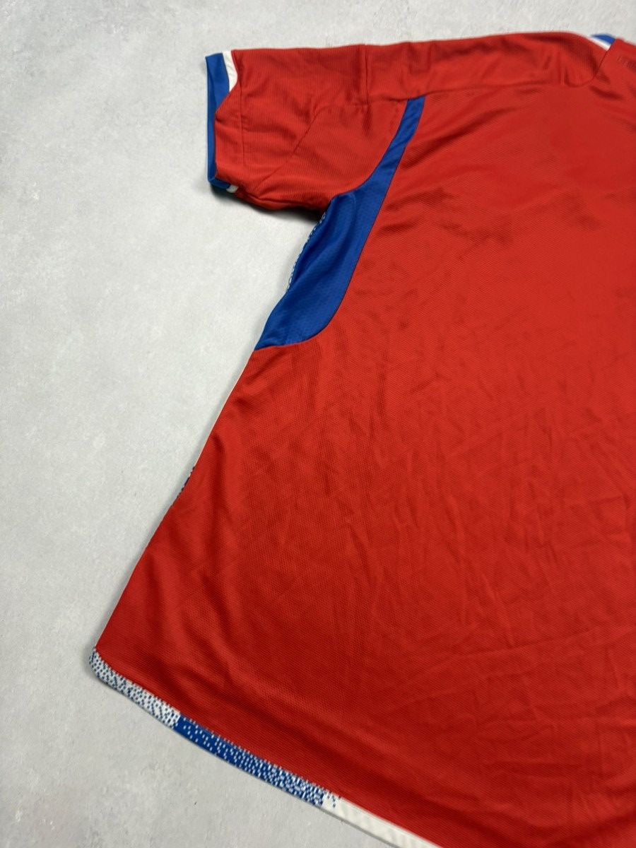 Adidas Adidas Chile National Team 2023/2024 Home Soccer Jersey Kit Size US L / EU 52-54 / 3 - 17 Thumbnail