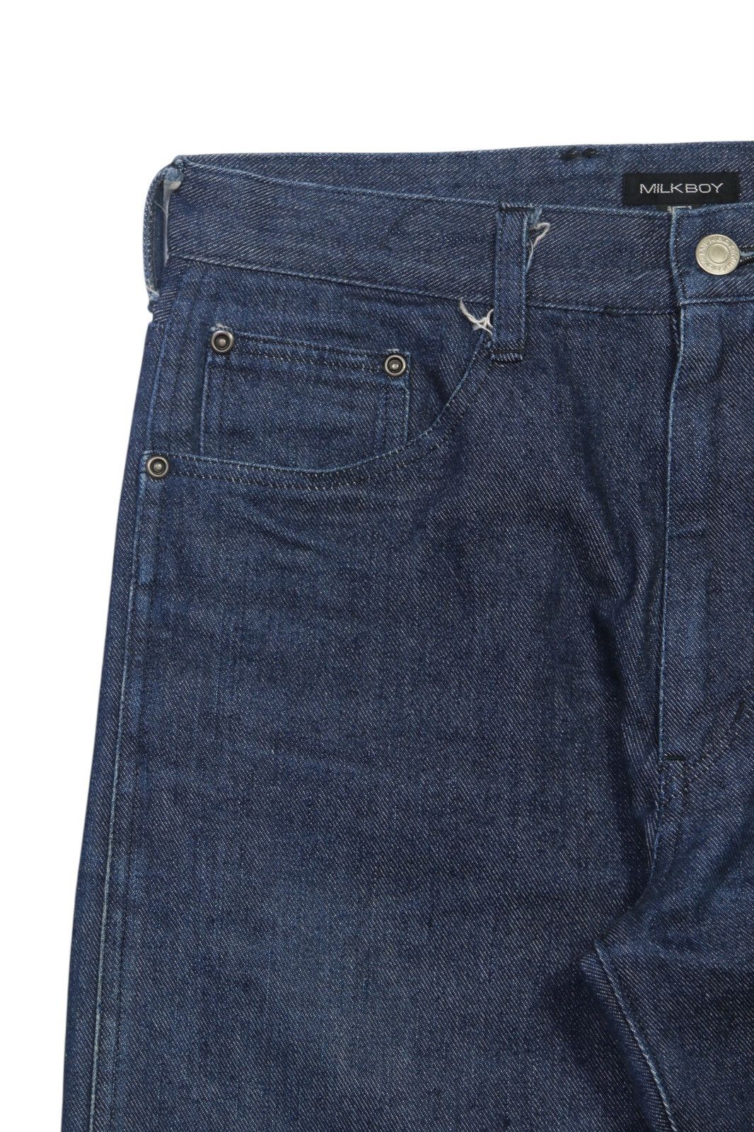 Japanese Brand MILKBOY HARAJUKU BY HITOMI OKAWA INDIGO DENIM Size US 29 - 5 Thumbnail