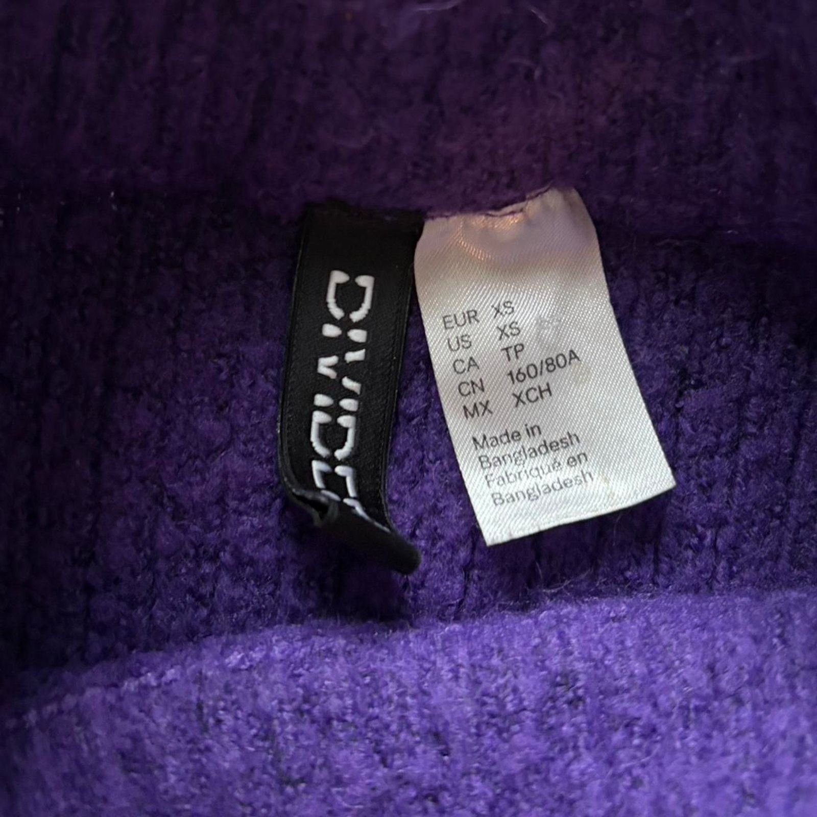 Divided Purple cropped sweater size xs Size XS / US 0-2 / IT 36-38 - 2 Thumbnail