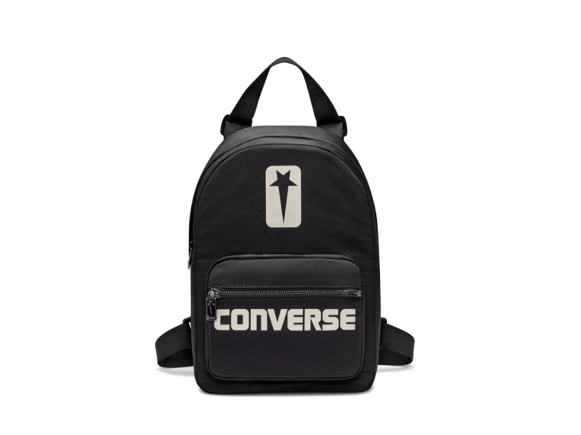 Converse × Rick Owens Drkshdw Rick Owens x Converse black unisex star backpack, in stock Size ONE SIZE - 5 Thumbnail