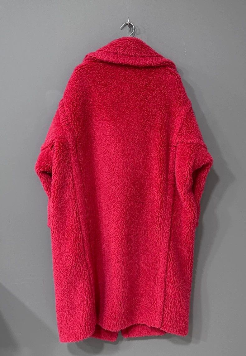 Max Mara Max Mara Red Teddy Coat Size S / US 4 / IT 40 - 3 Thumbnail