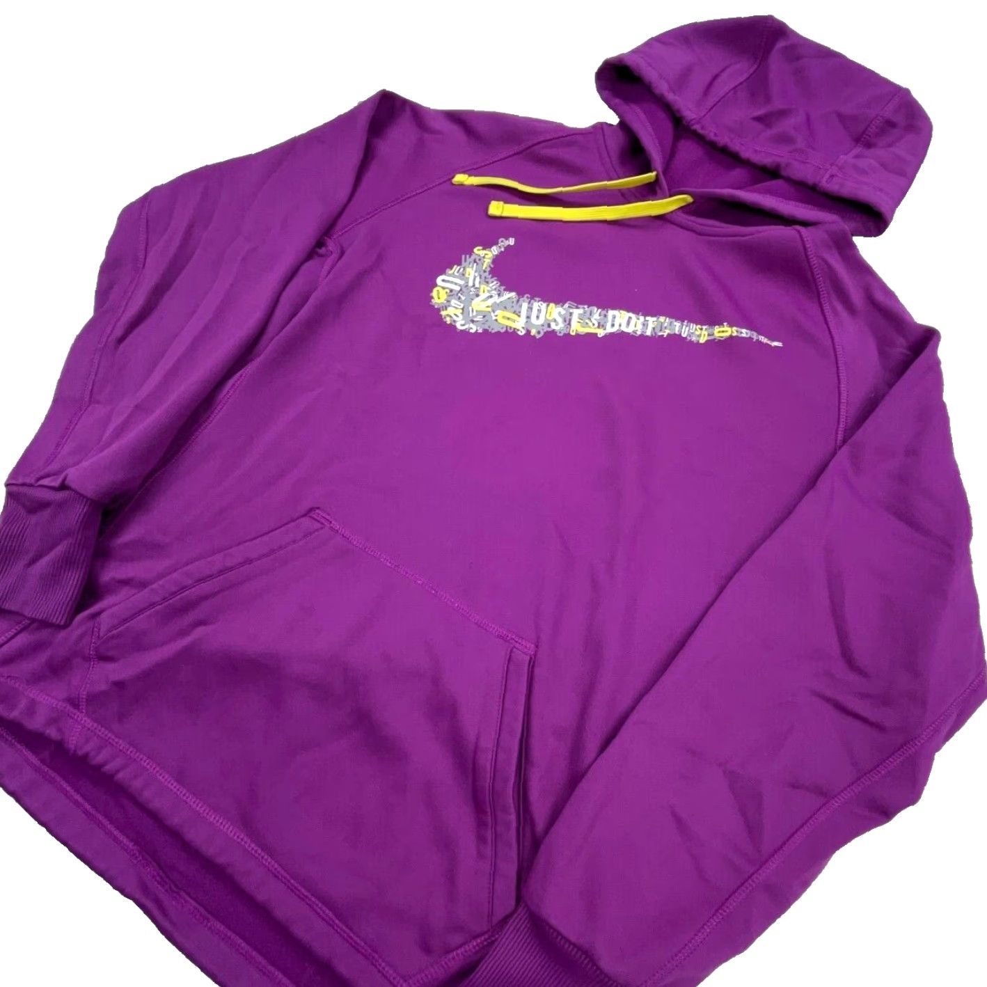 Nike Nike Hoodie Women M Purple Therma Fit Sweatshirt Sweater Big Swoosh Active Size M / US 6-8 / IT 42-44 - 2 Thumbnail