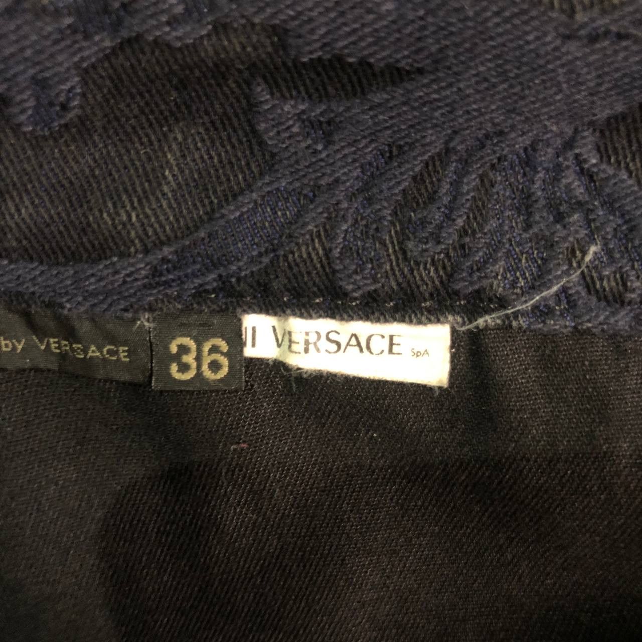 Versace Versace Embroidered printed denim pants Size US 36 / EU 52 - 10 Thumbnail