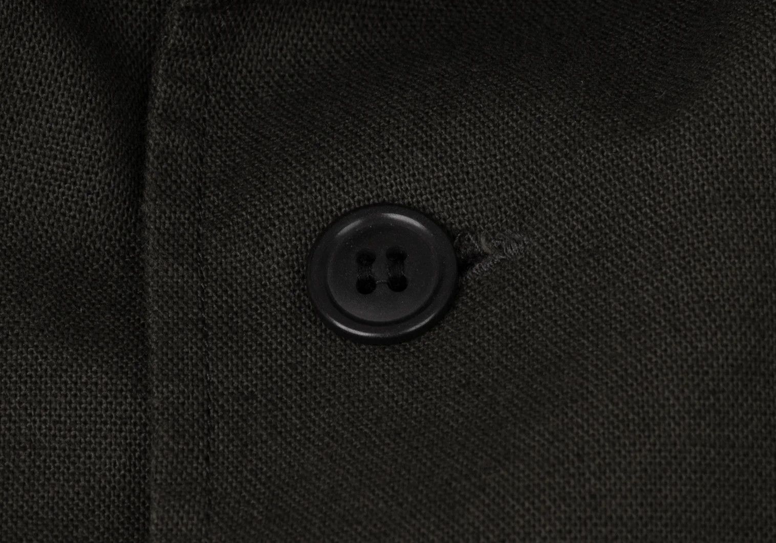 Yohji Yamamoto Yohji Yamamoto Linen Blend Shirt Coat Khaki 3 Size US L / EU 52-54 / 3 - 4 Thumbnail