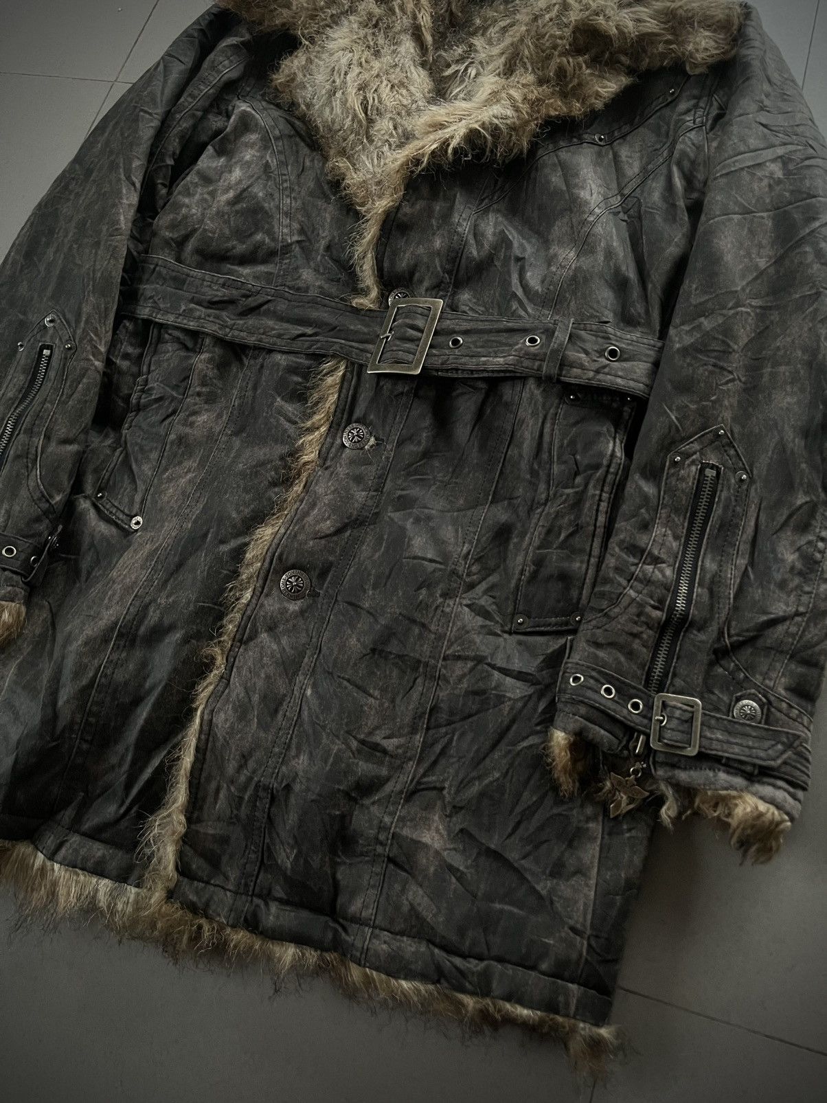5351 POUR LES HOMMES ARCHIVE JAPANESE BERNINGS SHO FUR BONDAGE VKEI PUNK JACKET Size US M / EU 48-50 / 2 - 3 Thumbnail