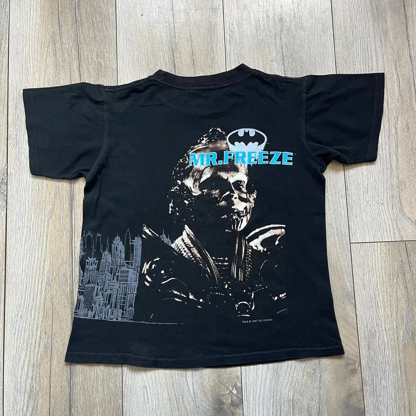 DC Comics Batman & Robin 1997 Mr.Freeze Promo Tee Size US XXS / EU 40 - 2 Thumbnail