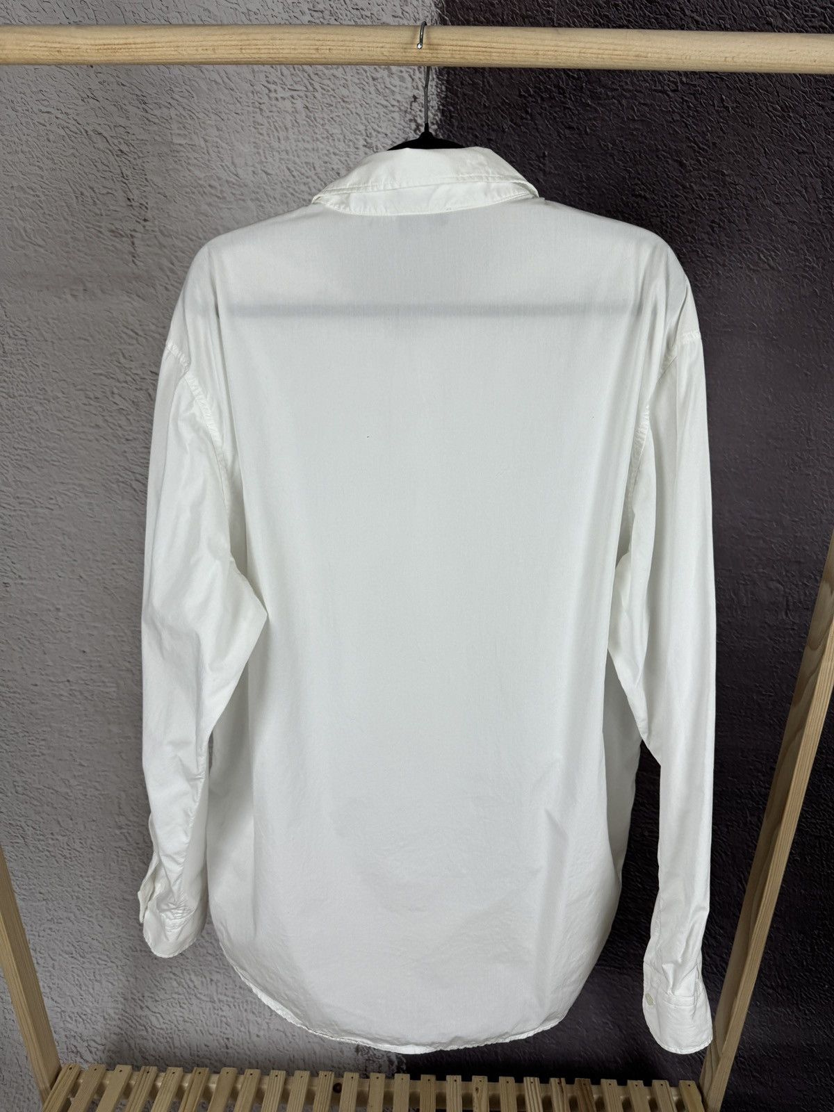 Moschino Moschino Jeans vintage designer sewn white button up shirt Size US XXL / EU 58 / 5 - 12 Thumbnail