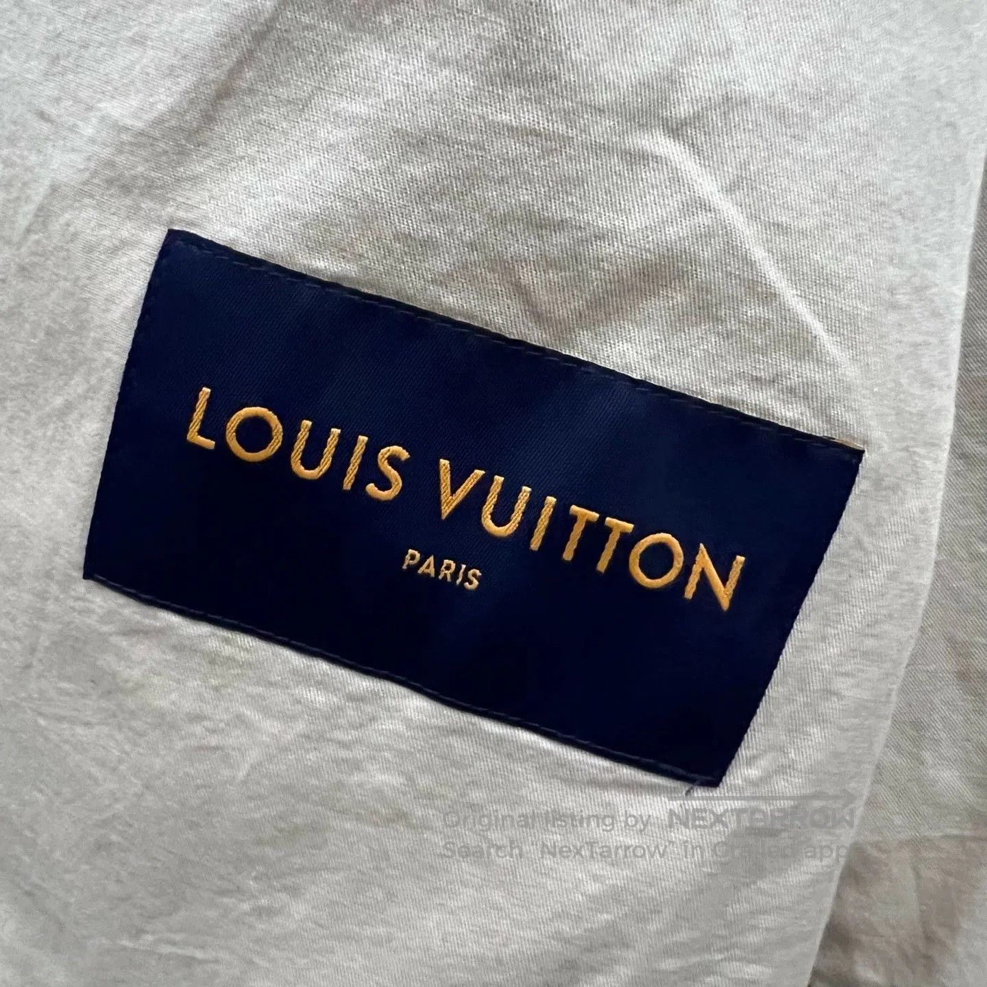 Louis Vuitton louis vuitton beige logo work jacket. Size US L / EU 52-54 / 3 - 4 Thumbnail
