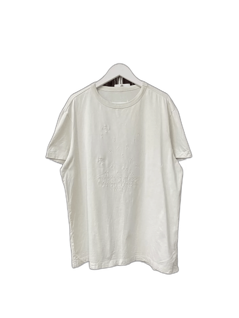 Maison Margiela Maison Margiela Short Sleeve Digital Embroidery Tee Size US S / EU 44-46 / 1 - 1 Thumbnail