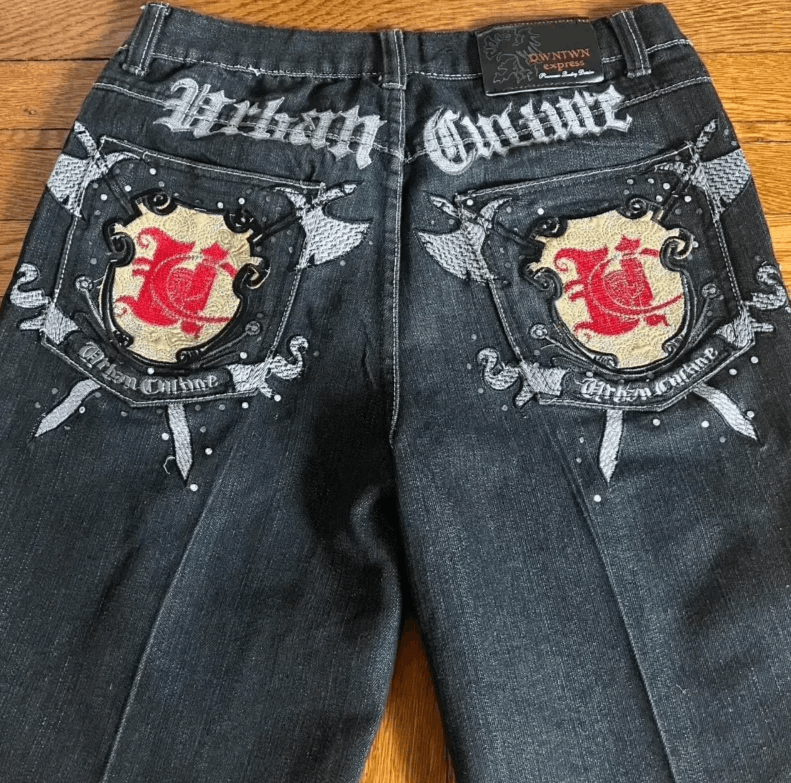 Printing Denim Shorts