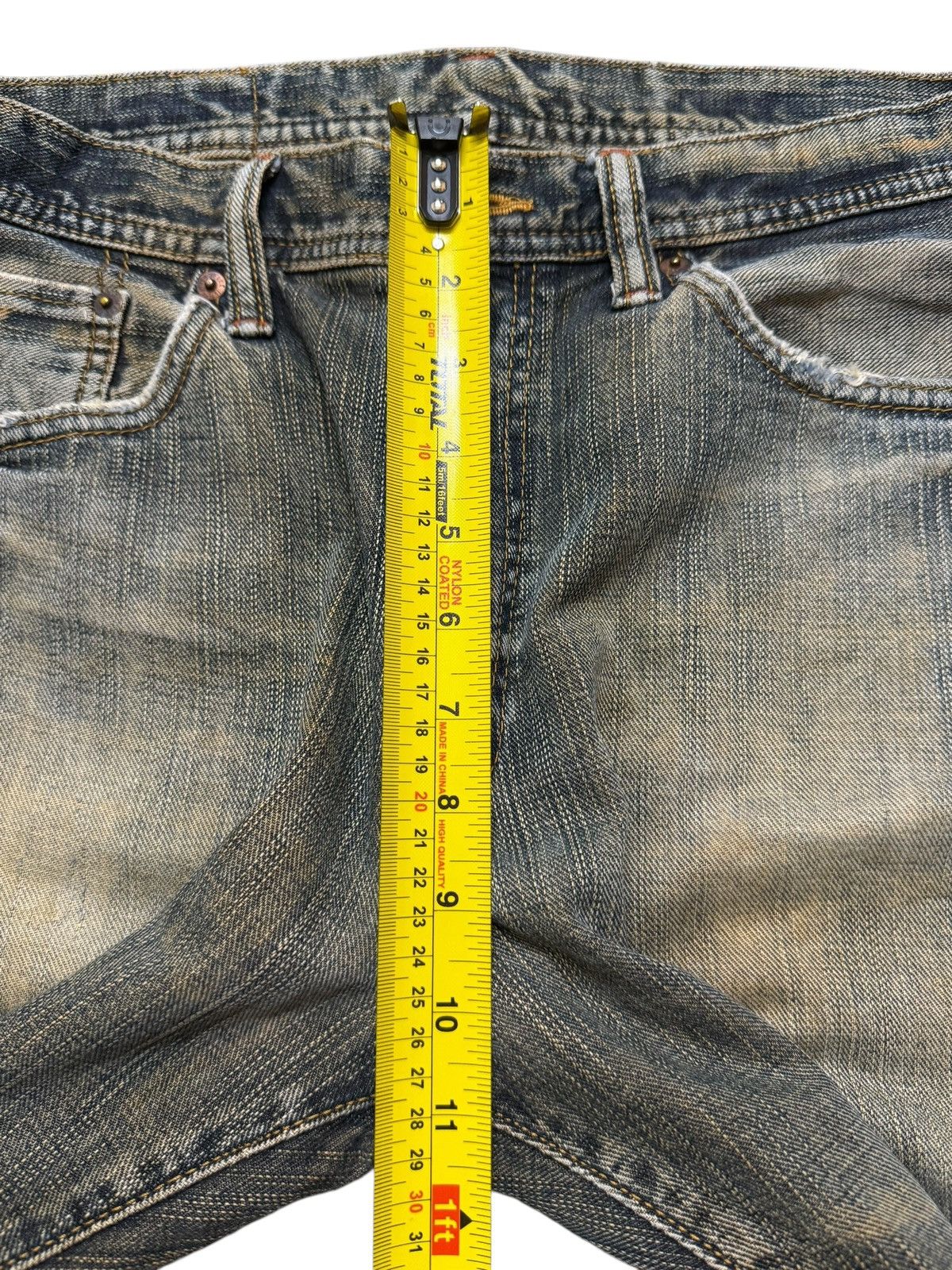 semanticdesign Vintage 90s Japanese Brand Mud Wash Faded Relaxed Wide Leg Size US 32 / EU 48 - 13 Thumbnail