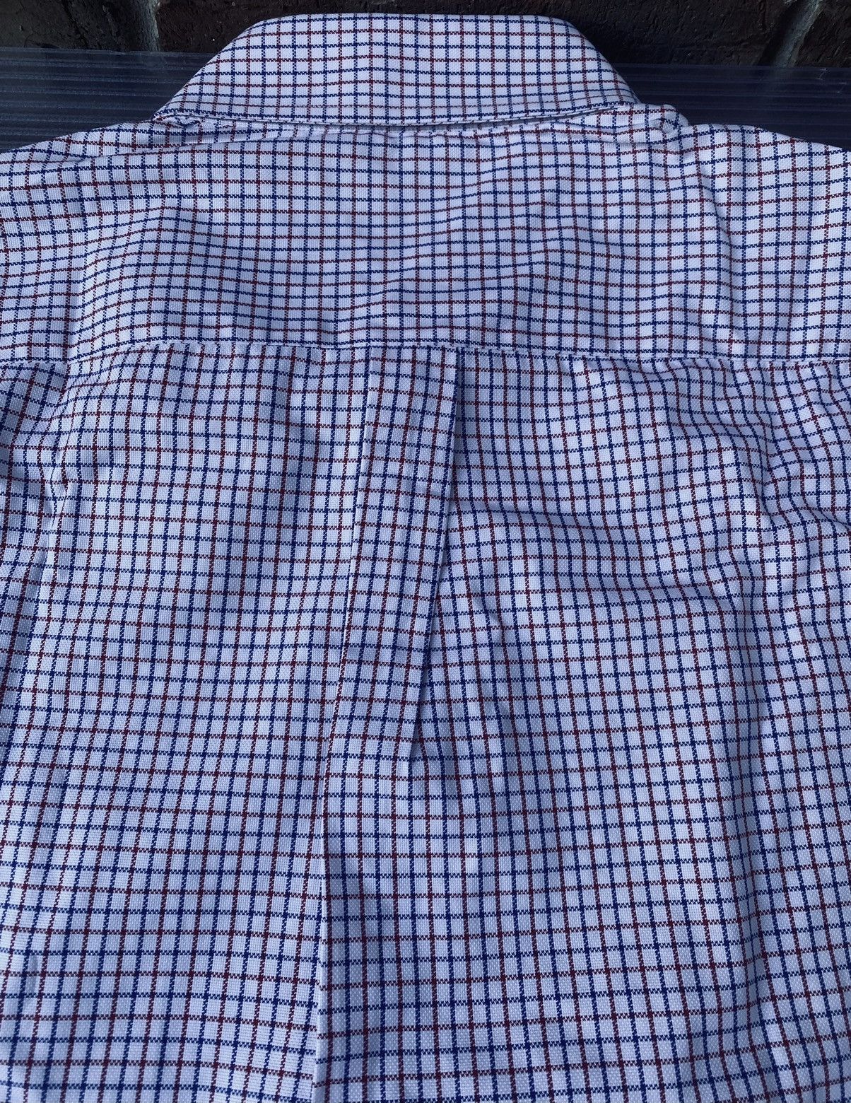 Brunello Cucinelli Brunello Cucinelli 🇮🇹 Red/White/Blue Check Dress Shirt XL NWT Size US XL / EU 56 / 4 - 11 Thumbnail