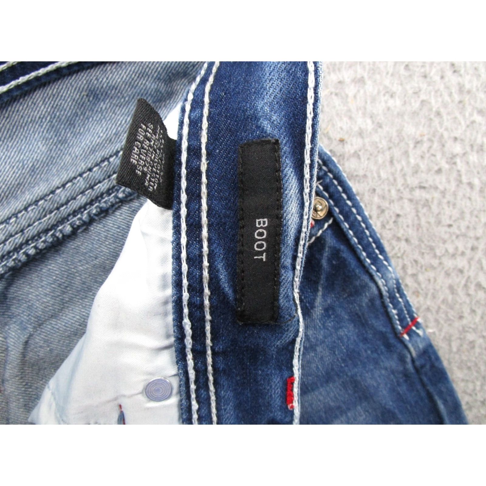 Vintage CJ Black Premium Jeans Bootcut Mens Size 30 Inseam 32 Stretch Blue Flap Pocket Size US 30 / EU 46 - 5 Thumbnail