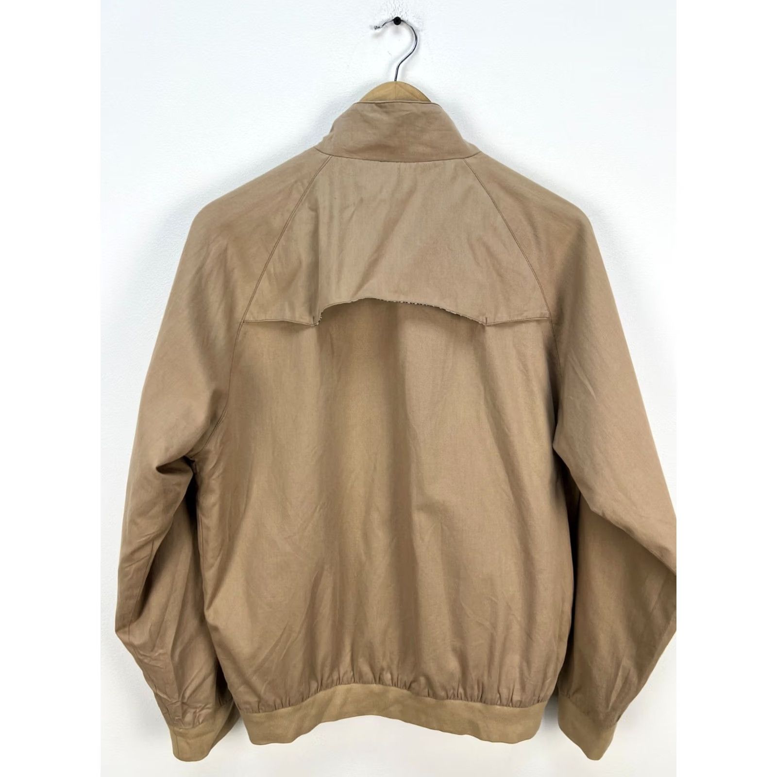 Weekend Offender Weekend Offender Jacket Mens M Beige Cotton Zip Stand-Up Collar 90s Casual Logo Zipper Reg Fit Spring Style Shirt? Size US M / EU 48-50 / 2 - 2 Thumbnail