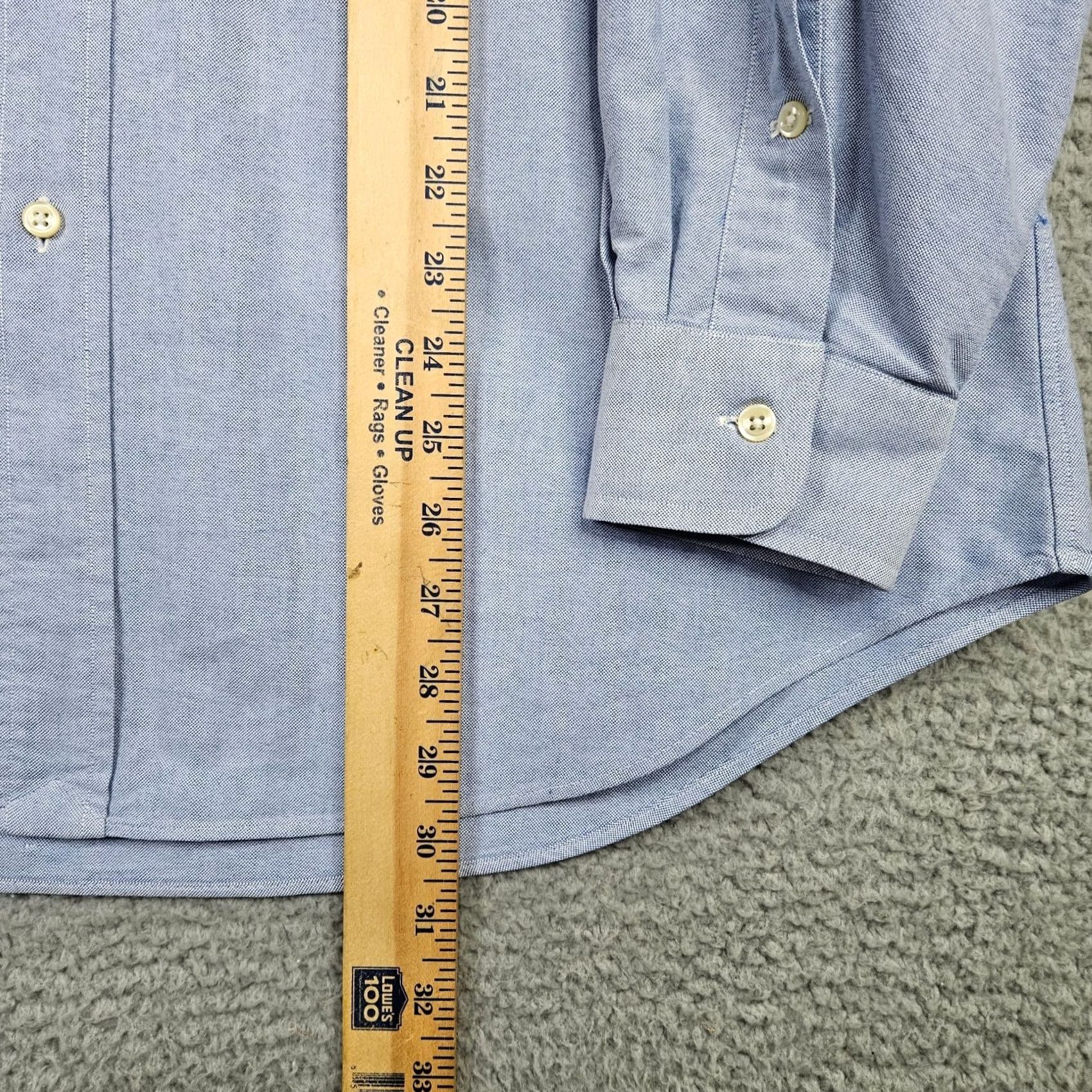 Ralph Lauren Ralph Lauren Classic Fit Men’s blue button up Casual Shirt Size 16 - Button-Up - Long Sleeve - Cotton - Regular Fit - Men Size US L / EU 52-54 / 3 - 4 Thumbnail