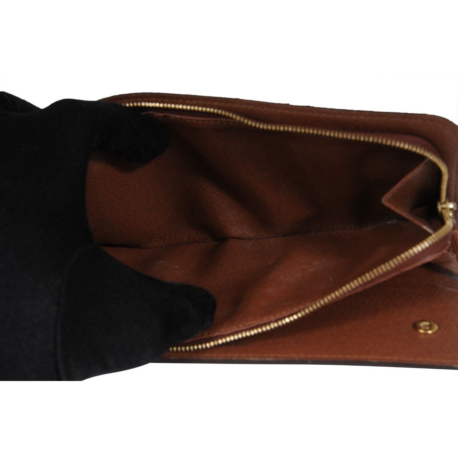 Louis Vuitton Ikat Wallet Brown Lv Logo Monogram Zip Long Canvas Size ONE SIZE - 7 Thumbnail
