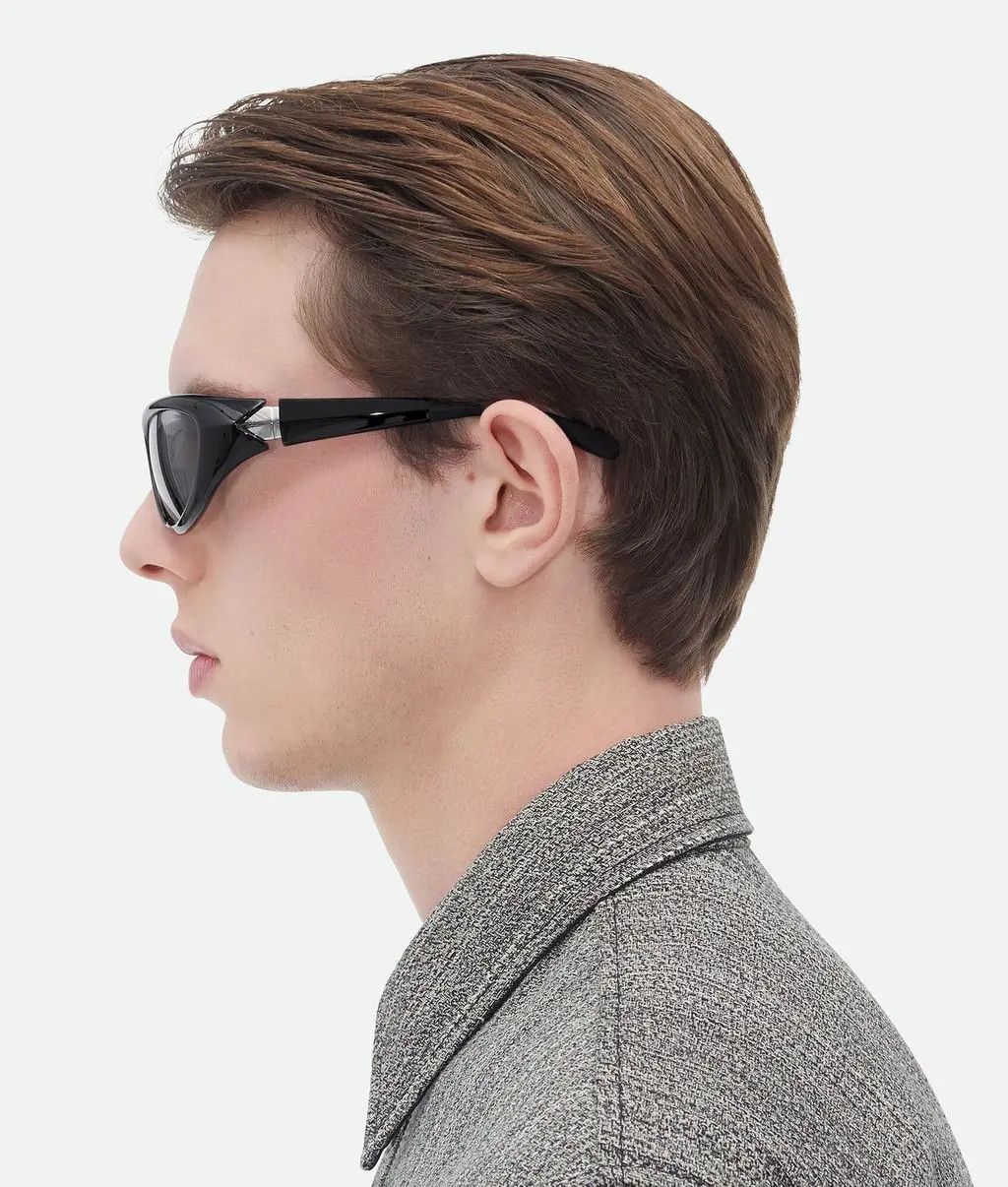 Bottega Veneta o1n1vont0525 Size: OS / Curve Cat Eye Injected Sunglasses Size ONE SIZE - 4 Thumbnail