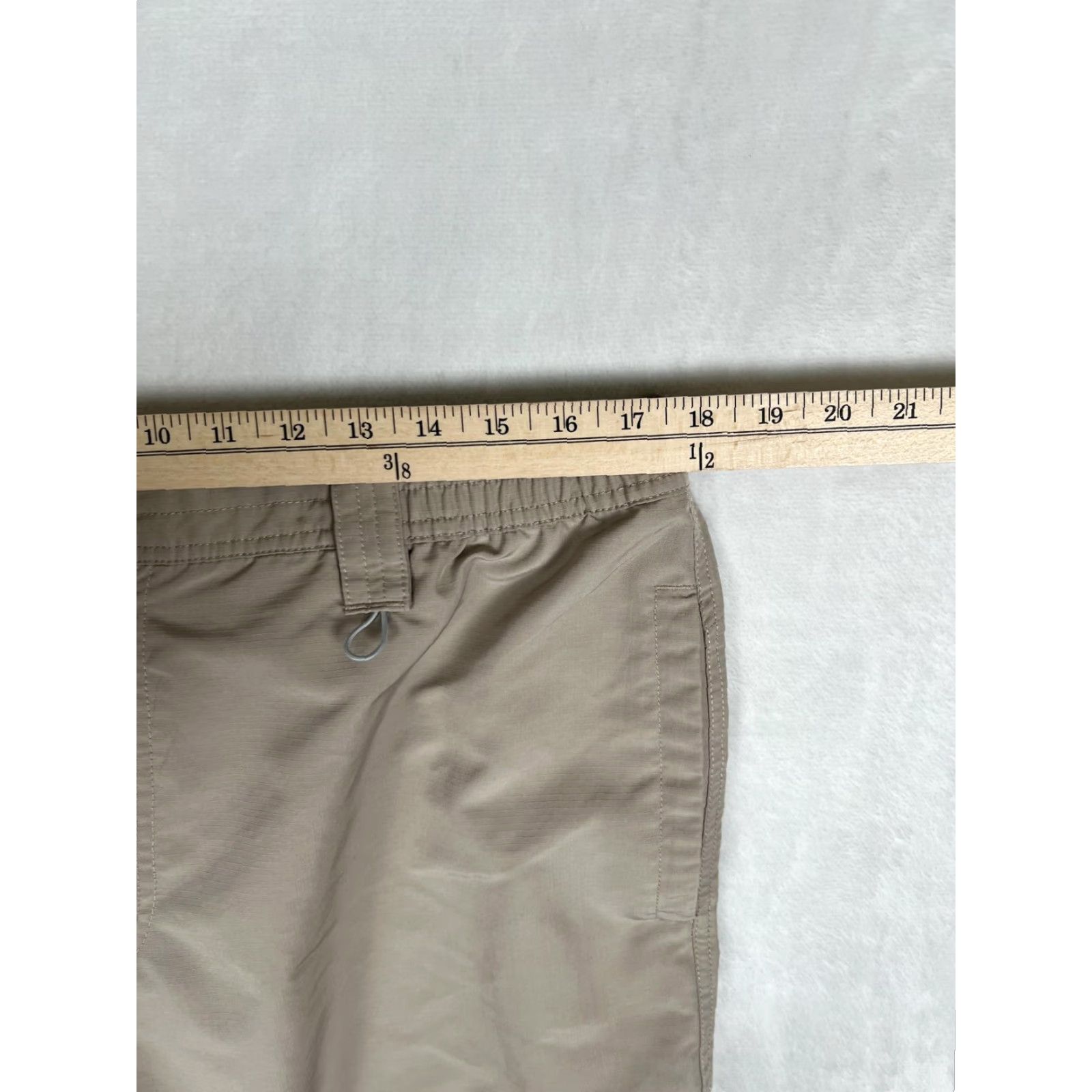 Vintage Field & Stream Pants Mens XL Khaki Lightweight Hiking Fishing Elastic Waist Size US 36 / EU 52 - 5 Thumbnail