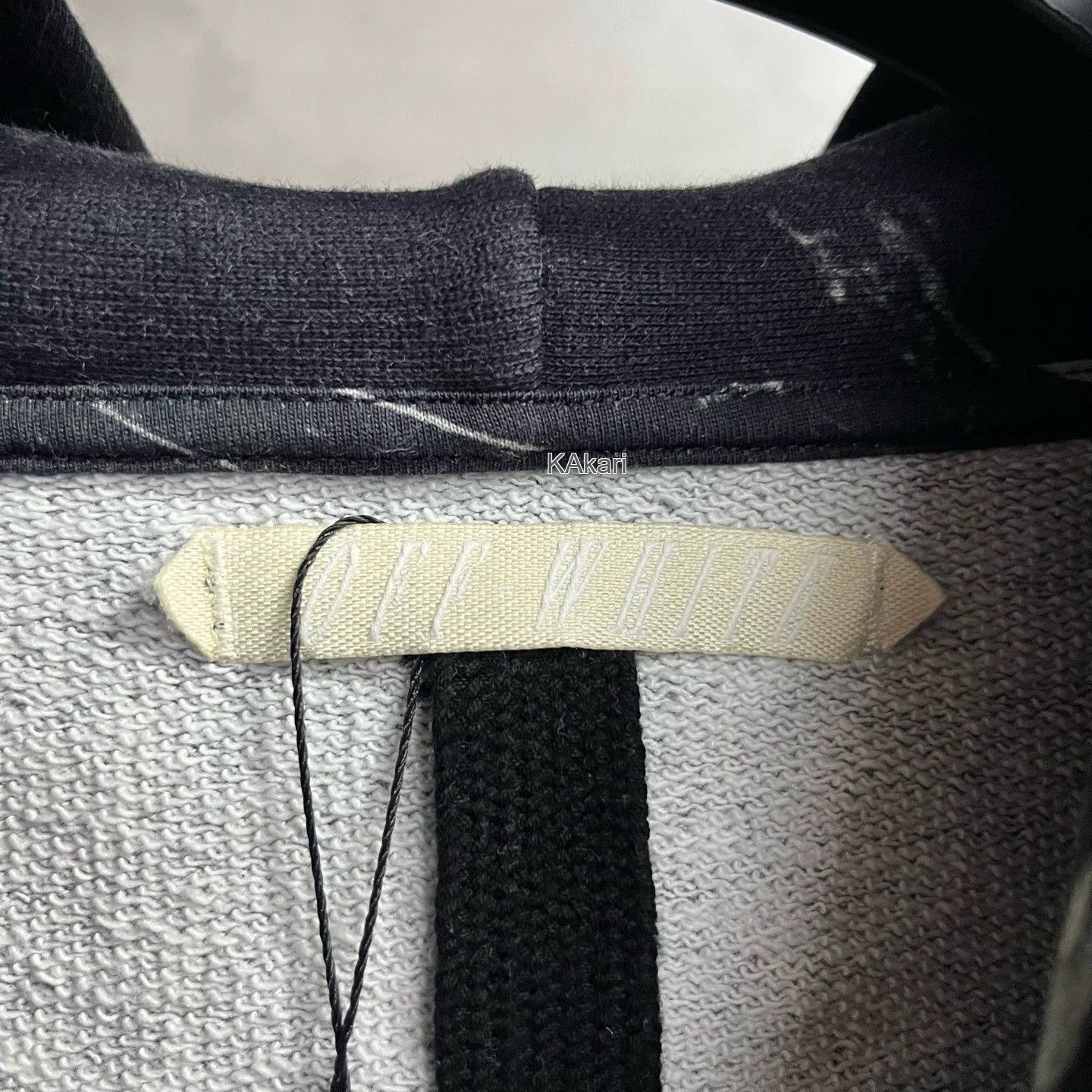 Off-White Off-White Black Printed Pullover Hoodie Size US XXS / EU 40 - 1 Thumbnail