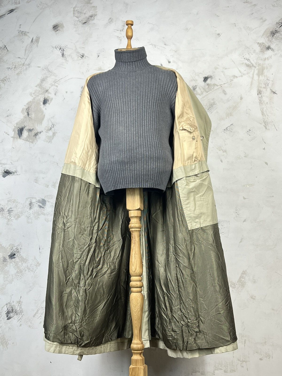 Vintage Vintage Double Breasted Trench Coat Belted Size 54 XL Size US XL / EU 56 / 4 - 9 Thumbnail
