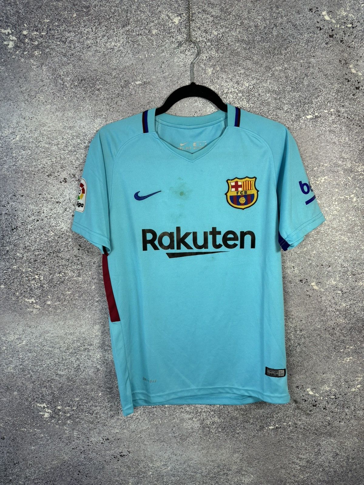 Nike × Vintage MESSI Vintage Barcelona 2017/18 Nike Soccer Jersey y2k Size US S / EU 44-46 / 1 - 1 Thumbnail