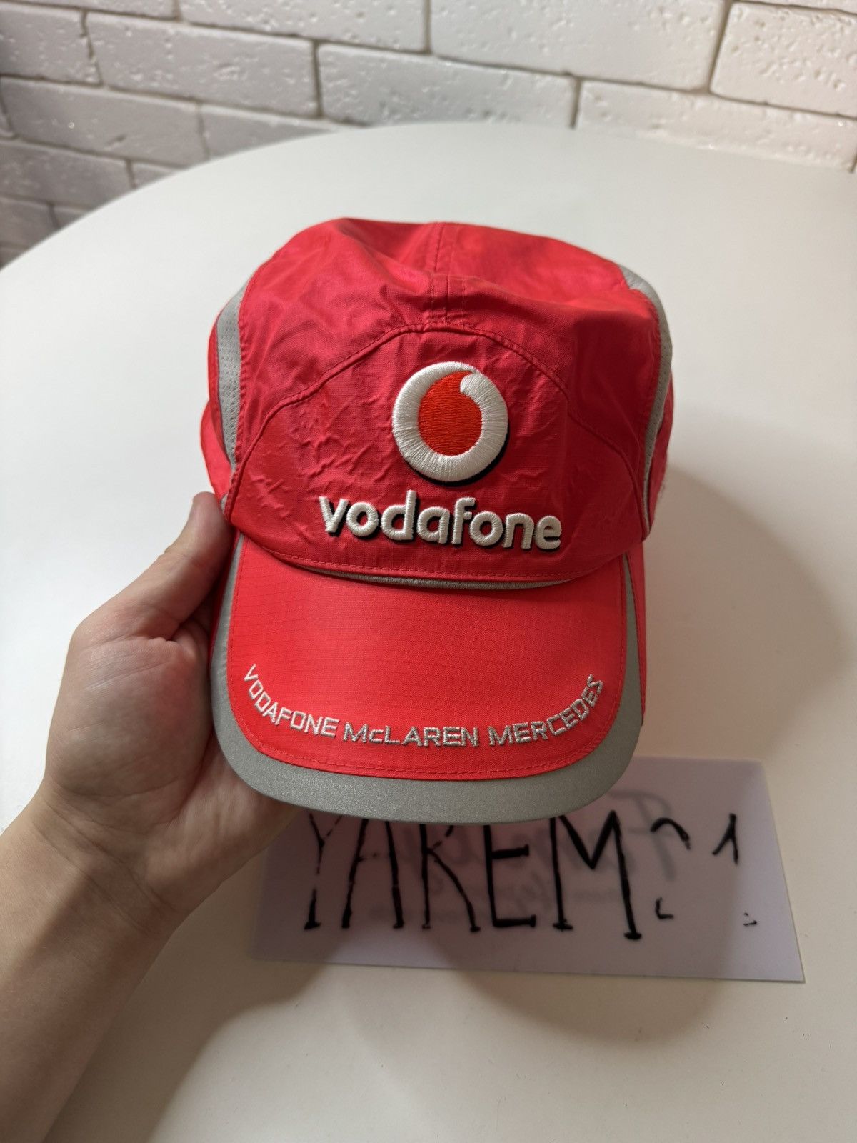 Mercedes-Benz Vodafone McLaren Mercedes vintage cap hat Size ONE SIZE - 2 Thumbnail