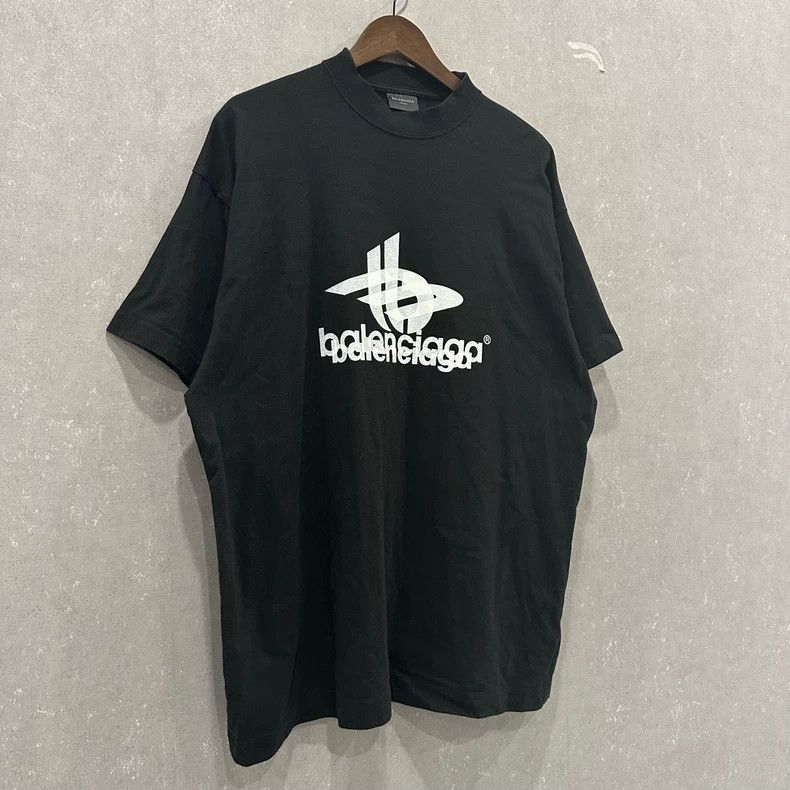 Balenciaga Balenciaga Overlapping phantom logo short sleeves Size US M / EU 48-50 / 2 - 3 Thumbnail
