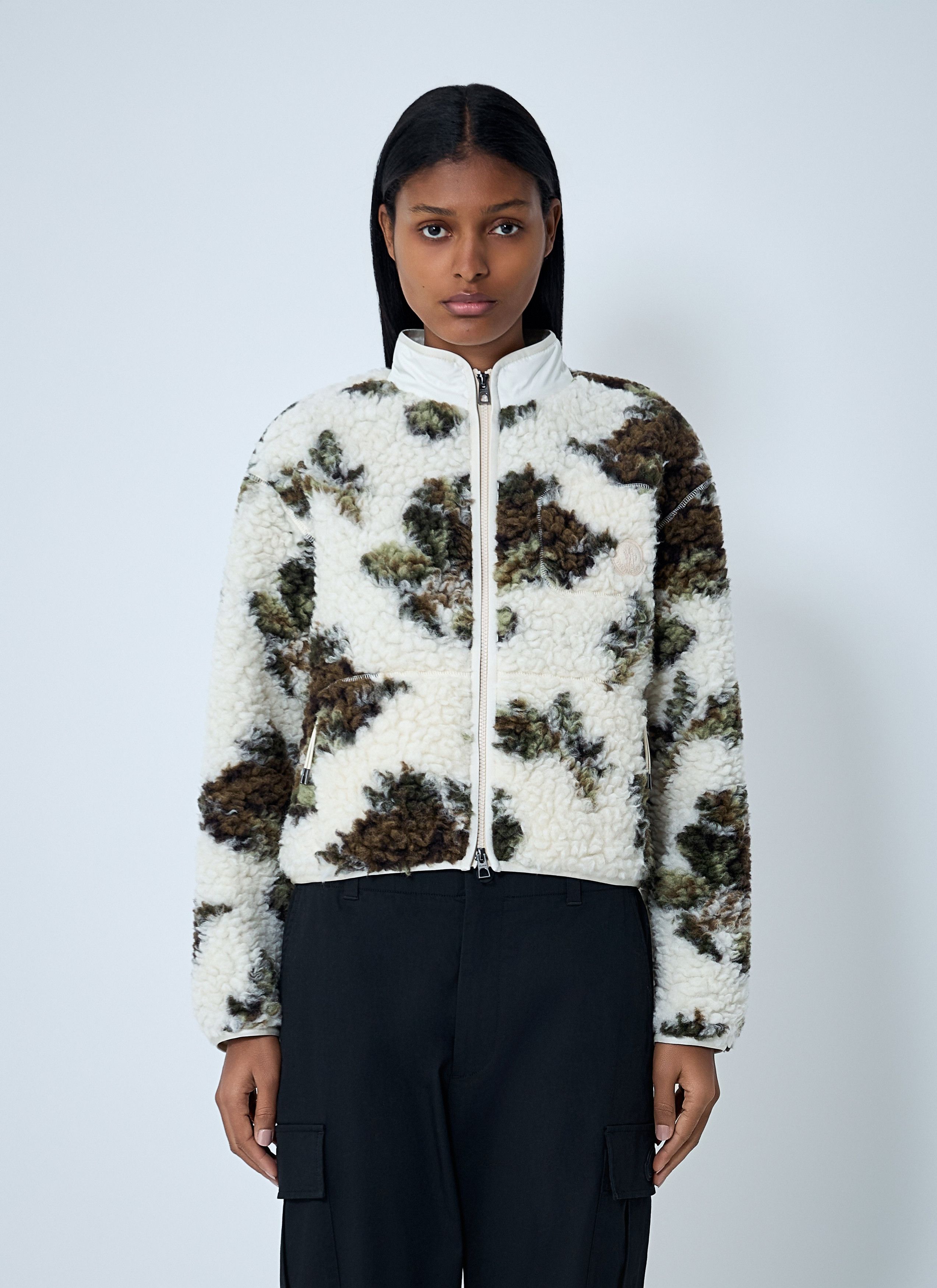 Moncler Textured Zip-Up Jacket Size XS / US 0-2 / IT 36-38 - 1 Thumbnail