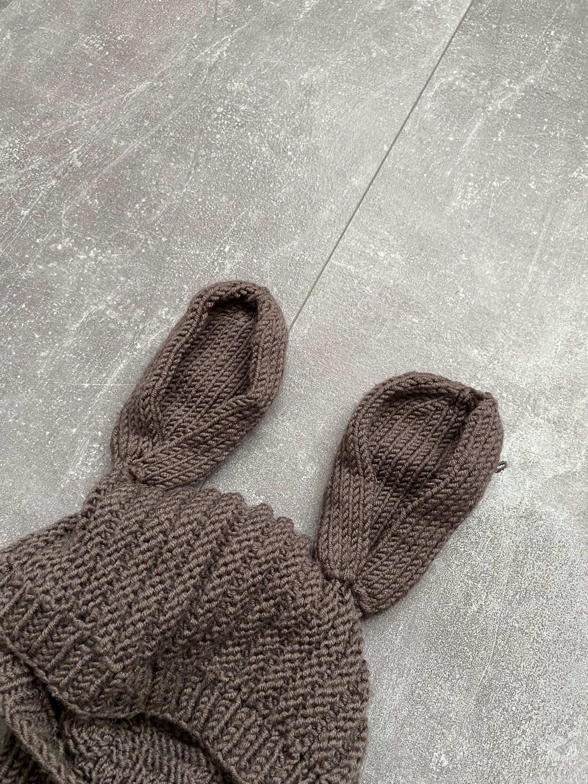 Japanese Brand × Vintage Vintage Knitted Y2K Bunny Ears Balaclava Size ONE SIZE - 4 Thumbnail