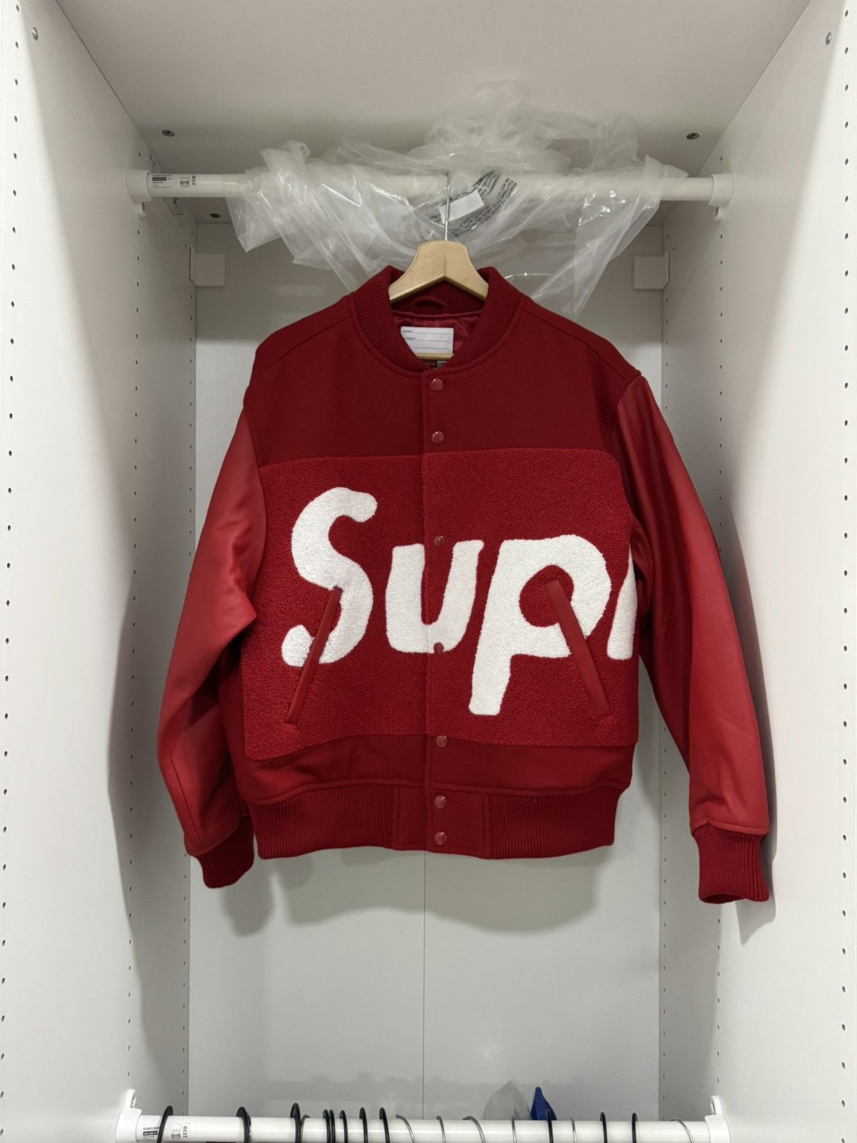 Supreme Big Logo Chenille Varsity Jacket Size US S / EU 44-46 / 1 - 2 Thumbnail