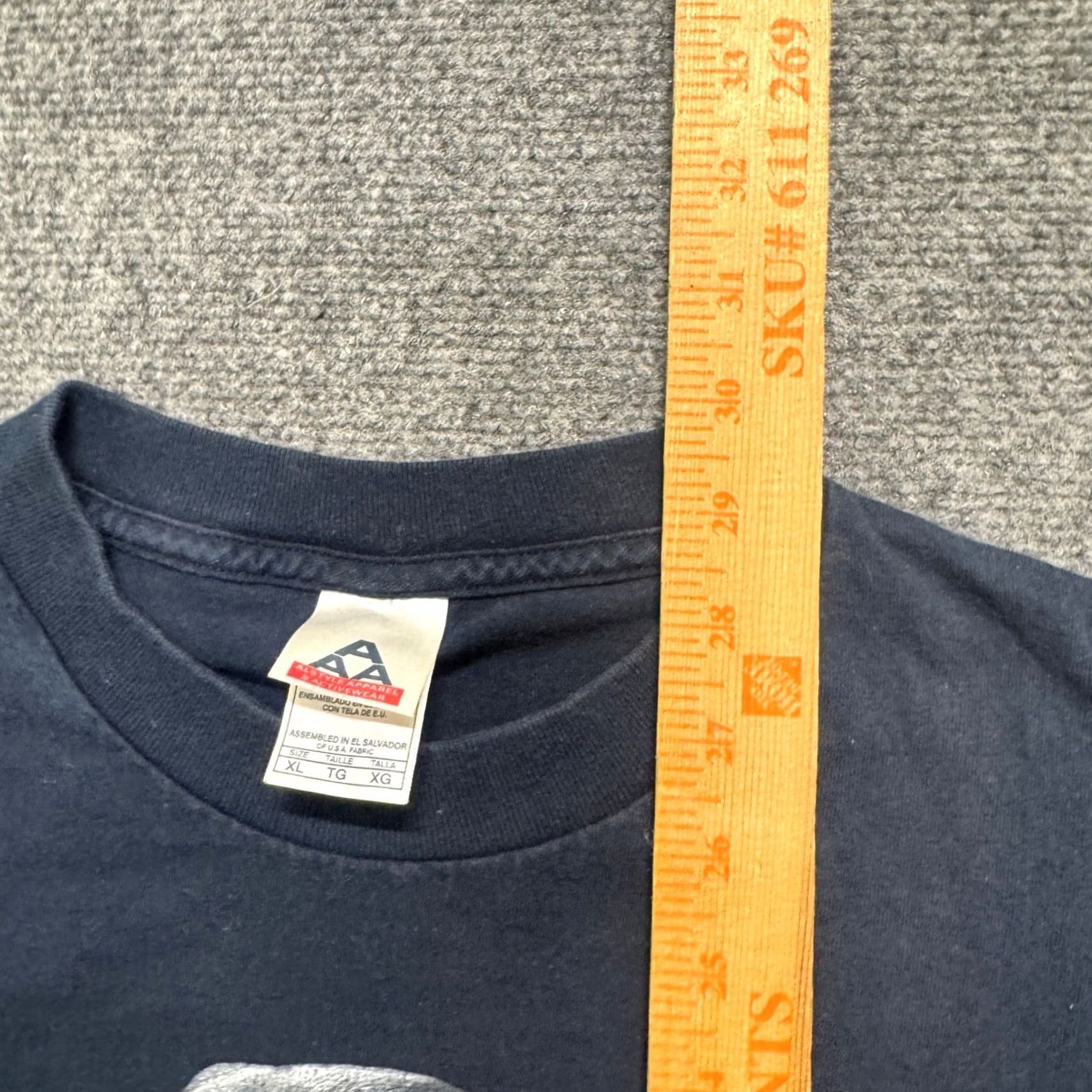 AAA VINTAGE Dog T-shirt Men's XL Navy Blue Lost Creek Outfitters Y2K Golden Retriever Shirt Mens XL Blue Astronaut? Size US XL / EU 56 / 4 - 3 Thumbnail